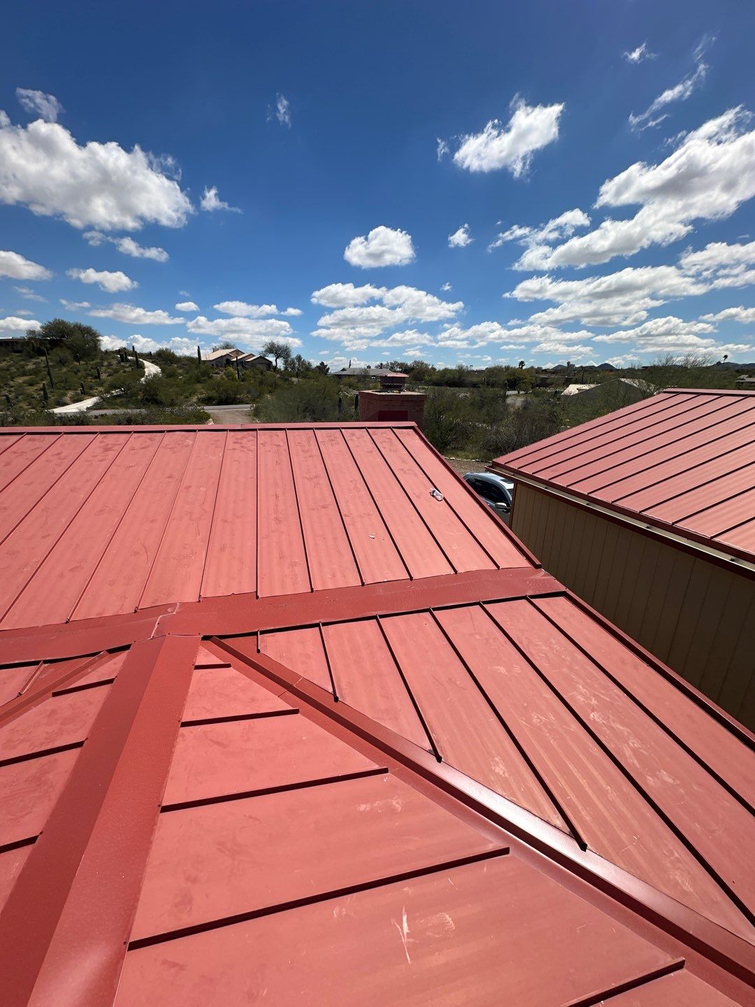 Colonial Red Standing Seam by Reimagine Roofing
