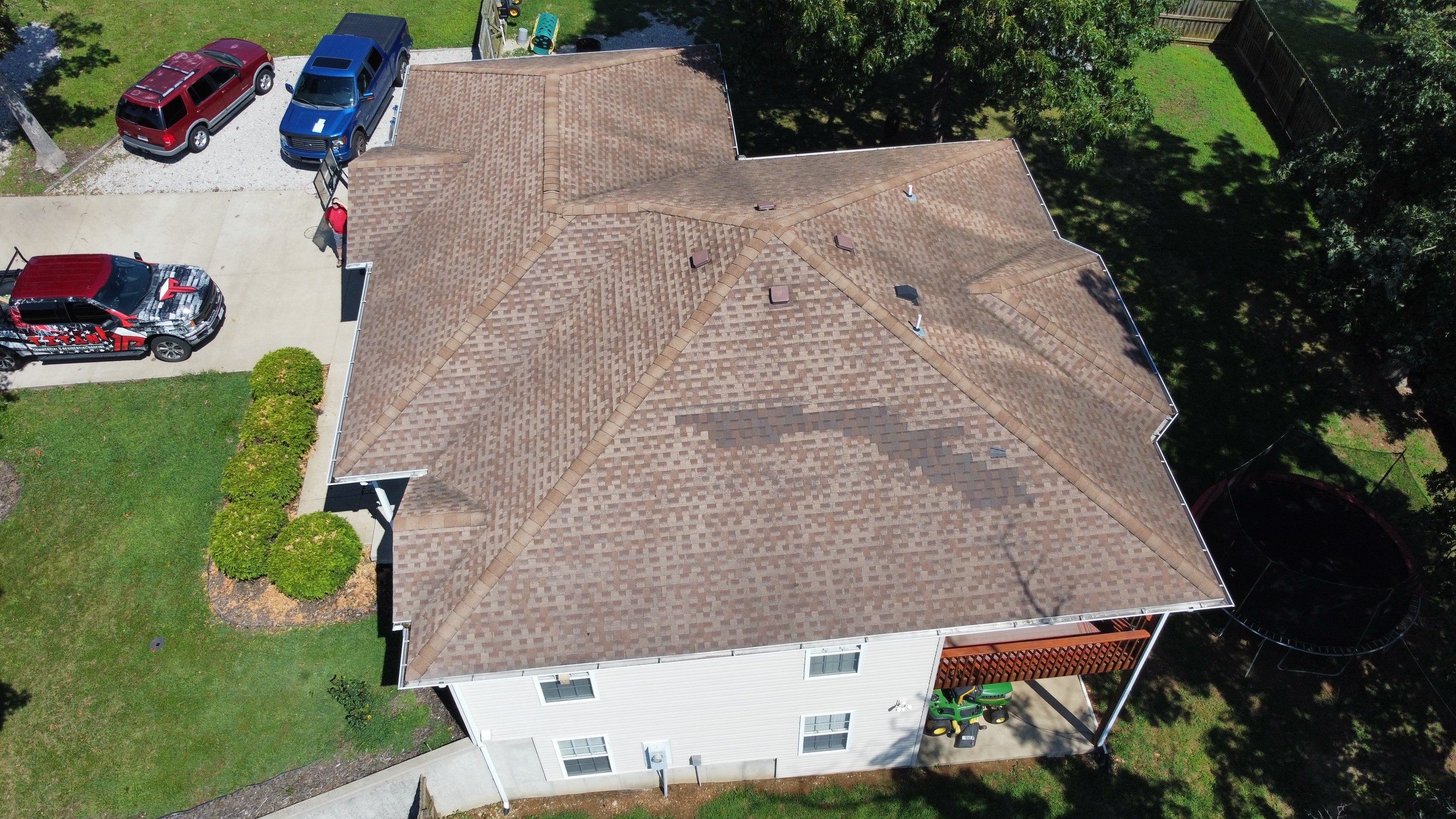 Residential Roof Replacement - Atlas Pinnacle Pristine Architectural Shingles - Color Morning Harvest  by Titan Commercial & Residential Roofing 