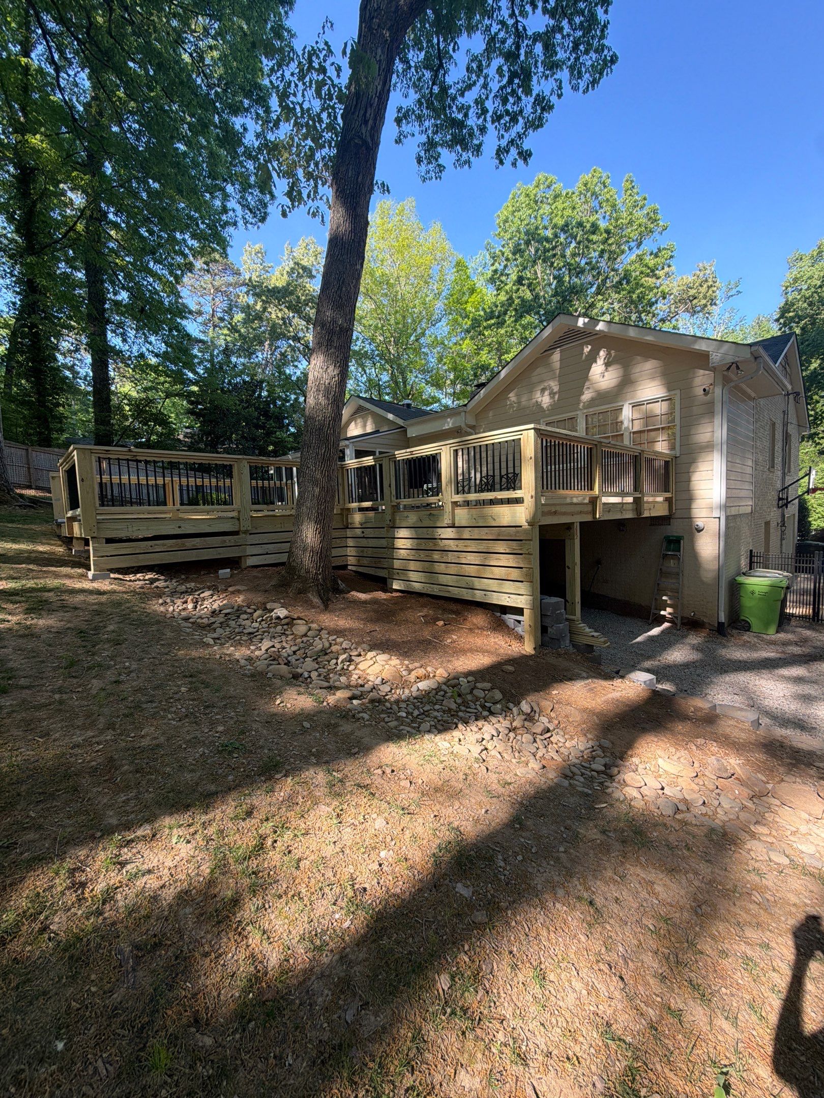 New Deck Construction & Site Improvements by Billy Weatherspoon Contractor