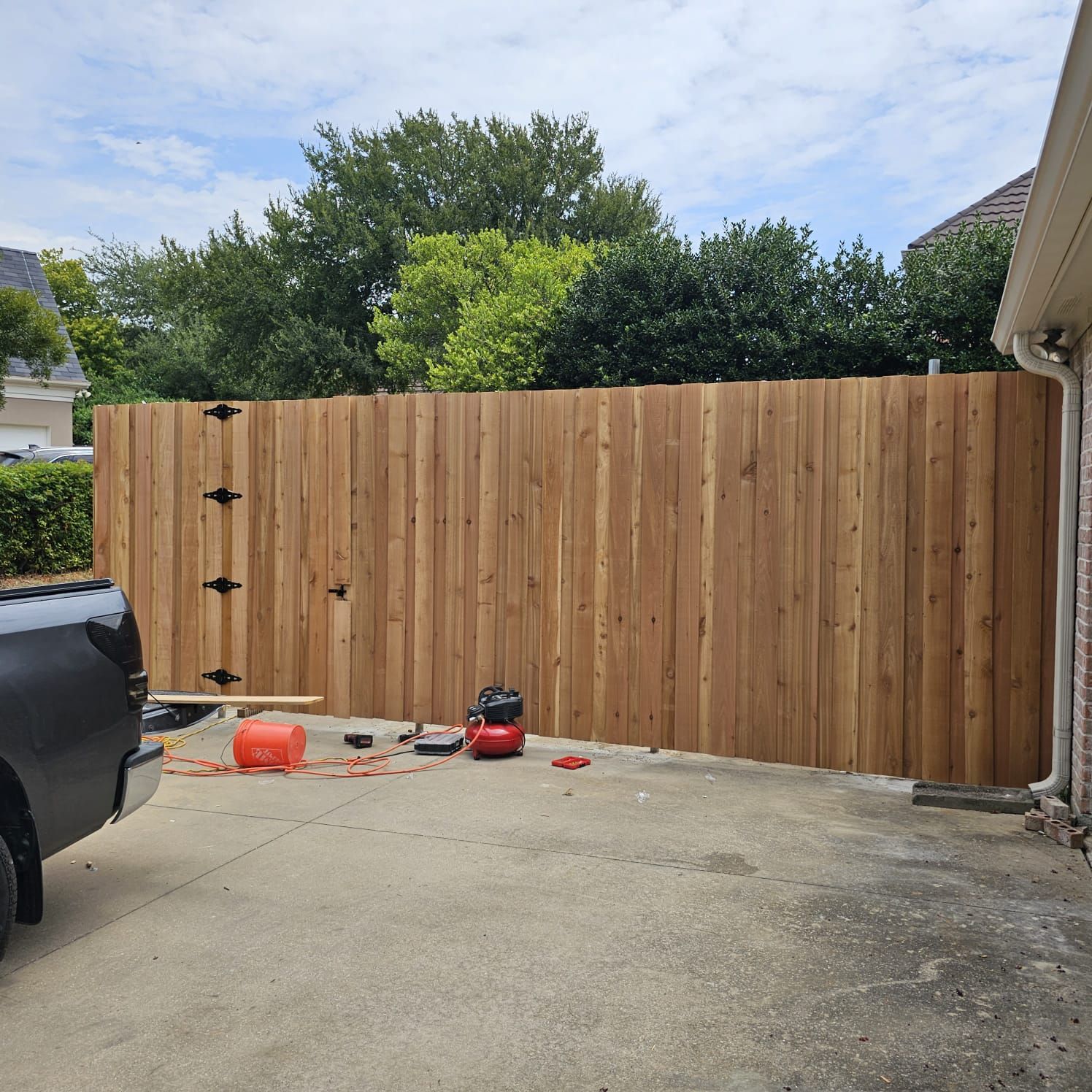 Fence & Concrete Patio by EL-GC LLC 