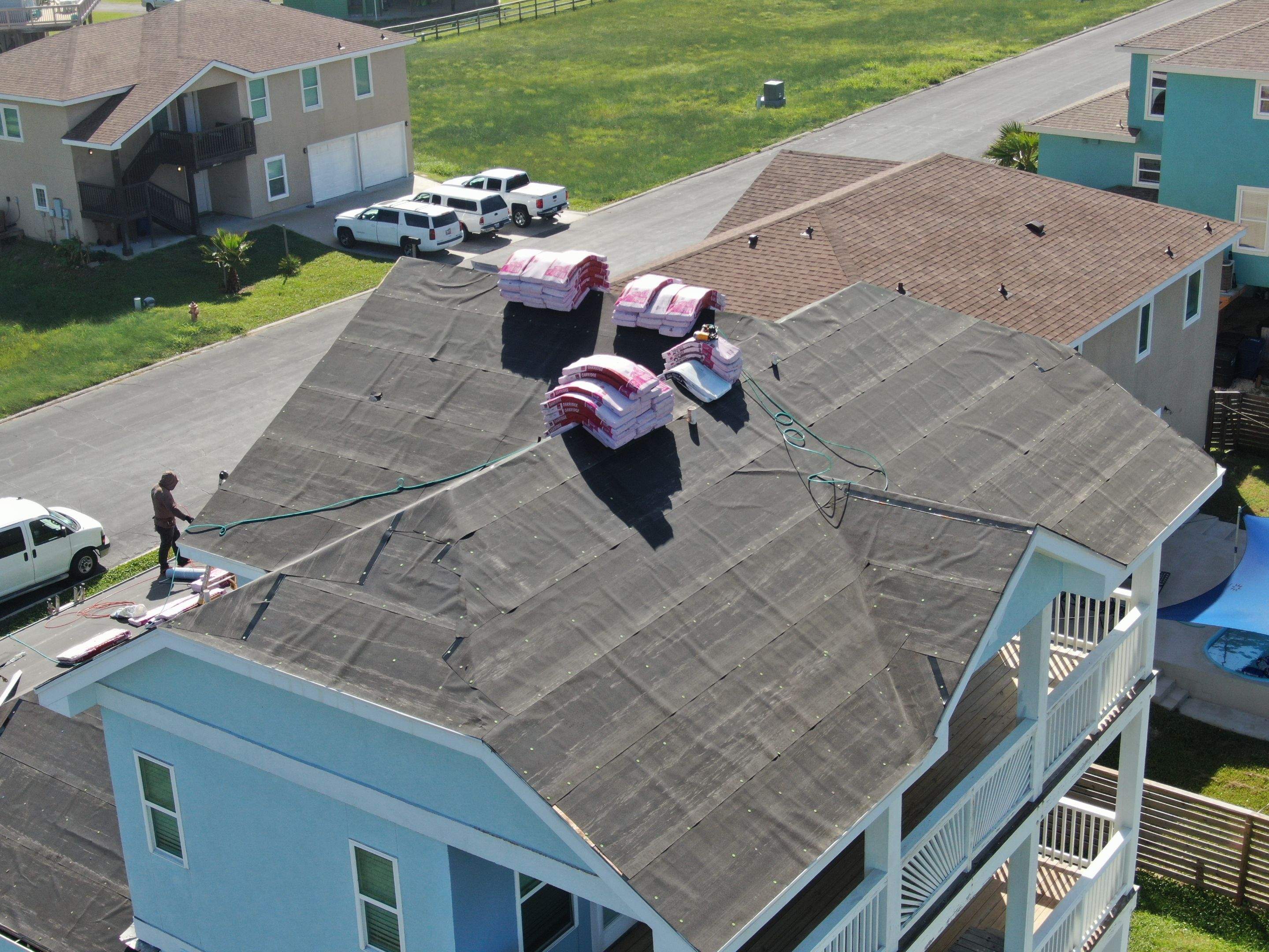 We Aint Scared of heights  by Bayfront Roofing and Construction