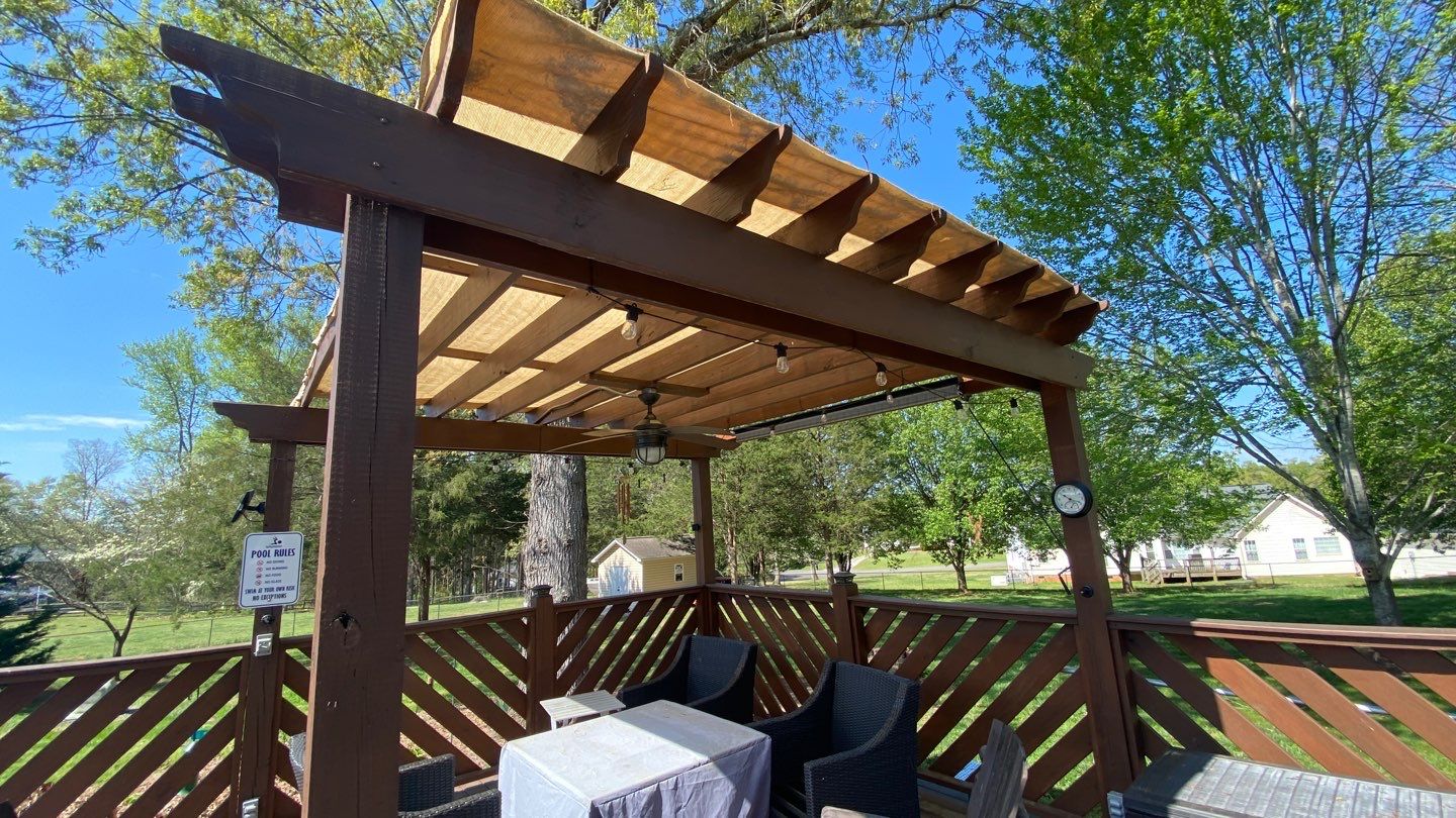 Pergola using Wood Sealant by DuraSeal