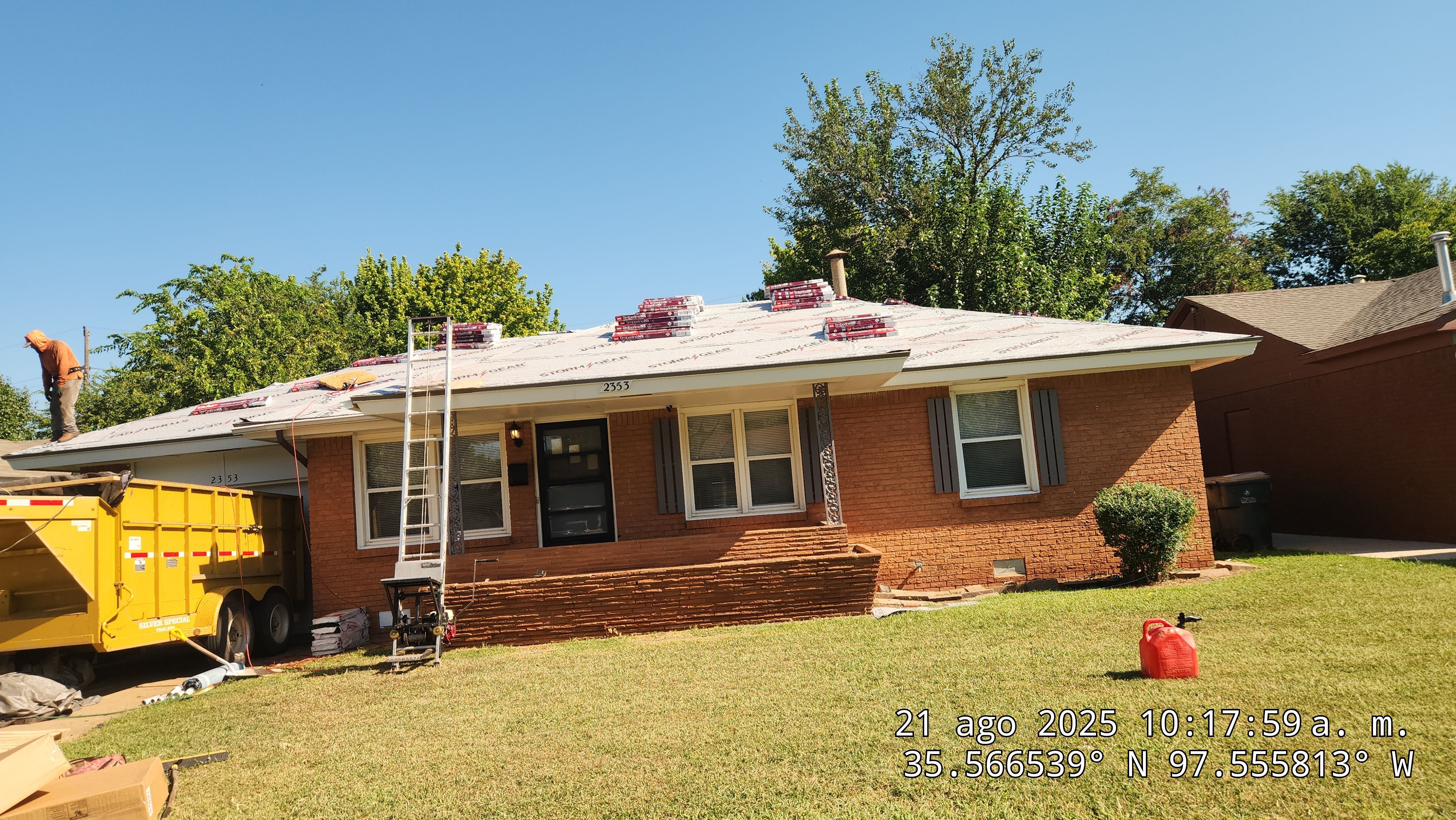 Residential Roofing Installation using GAF by Castillo Roofing
