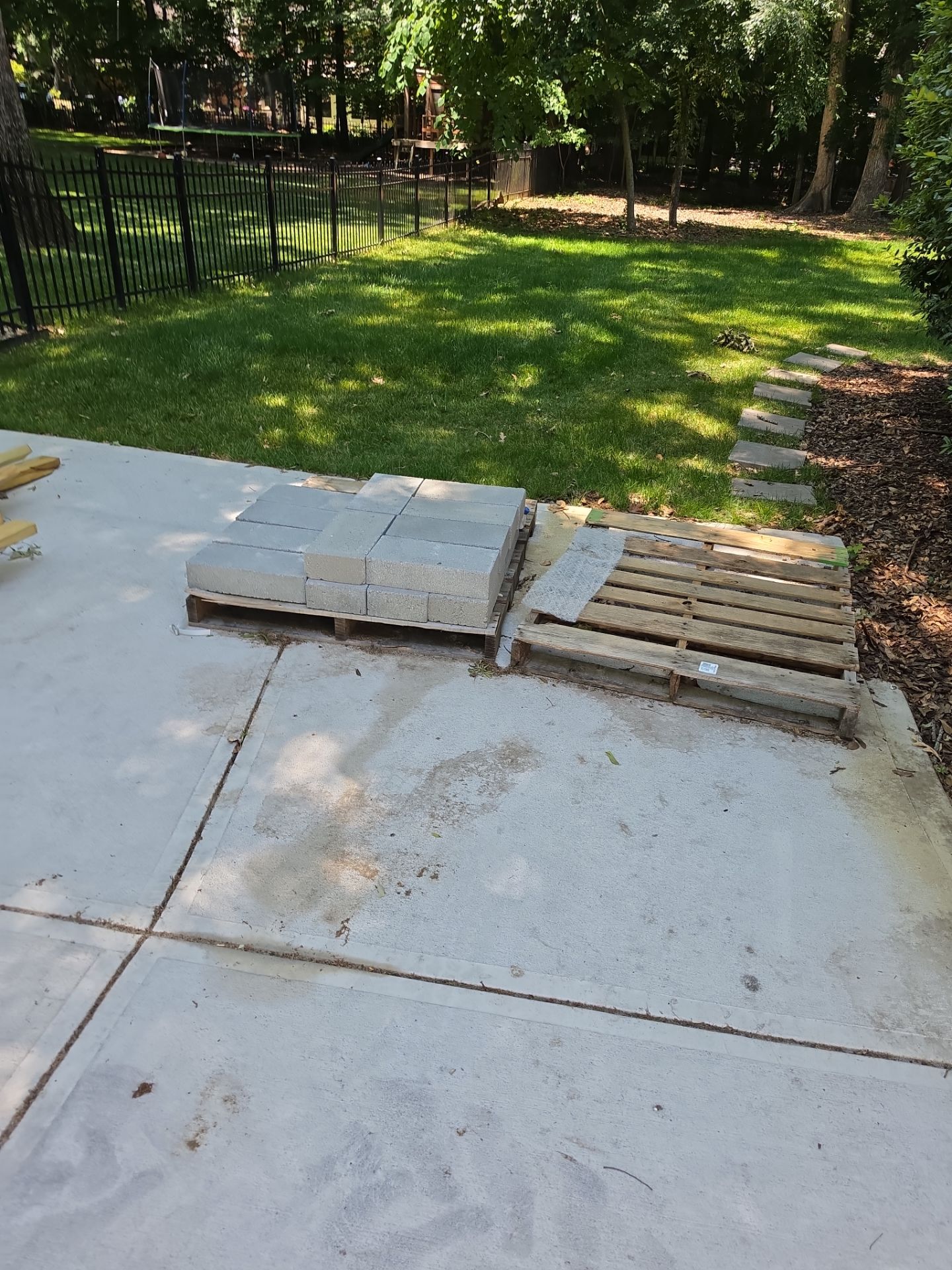 Job site clean up in Charlotte by Badger Hauling