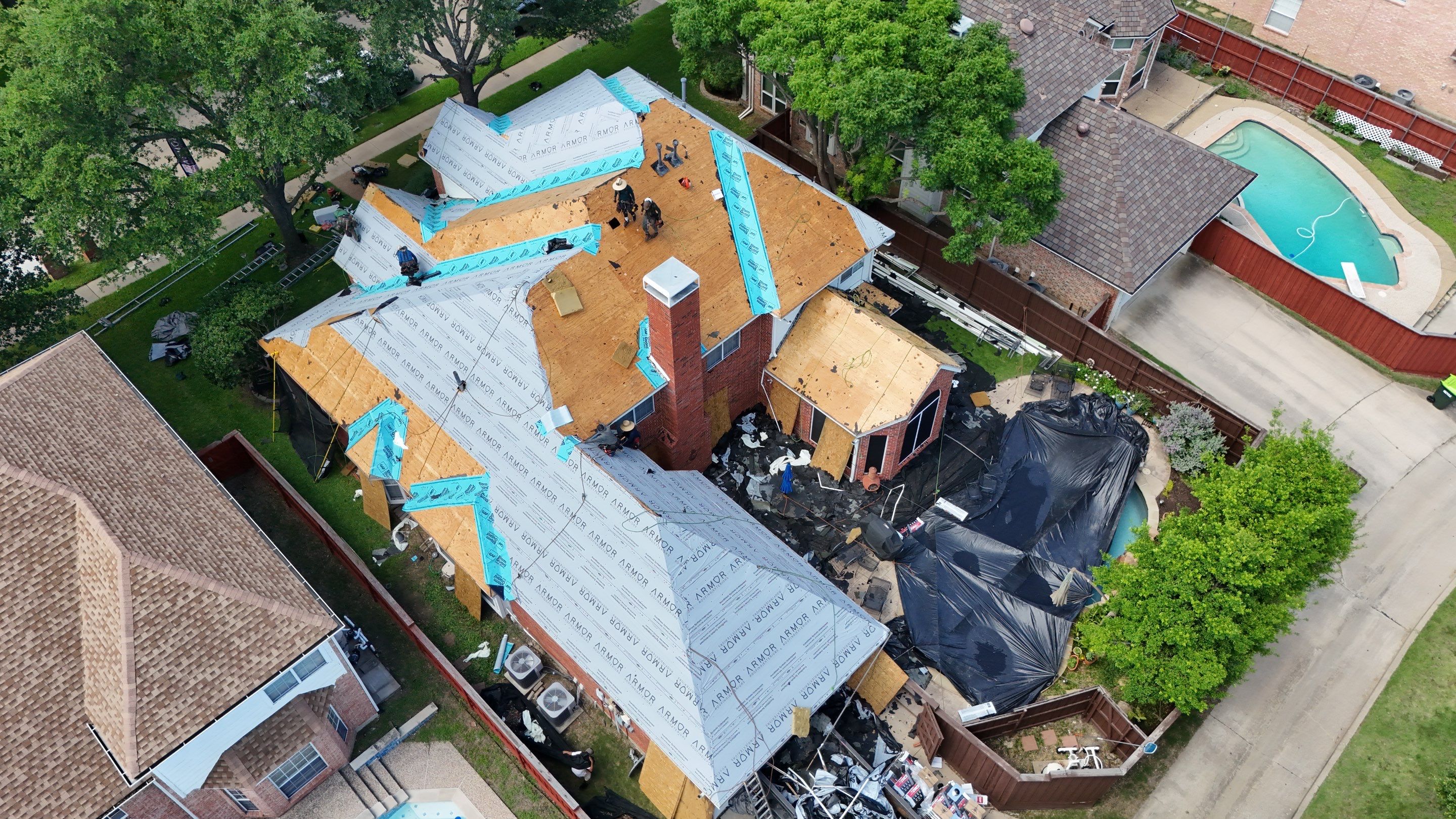 Full Architectural Shingle Roof Replacement for Plano Residence by Armor Roofing | Exteriors