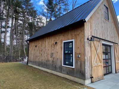 Gutter Installation using Black Half Round Aluminum Gutter in Lakeville, MA