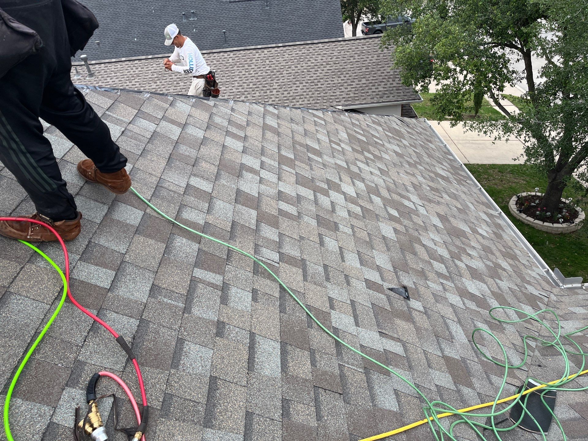 Residential Roofing Installation using Owen's Corning Duration (Lifetime) Shingles by Roof Repair Company