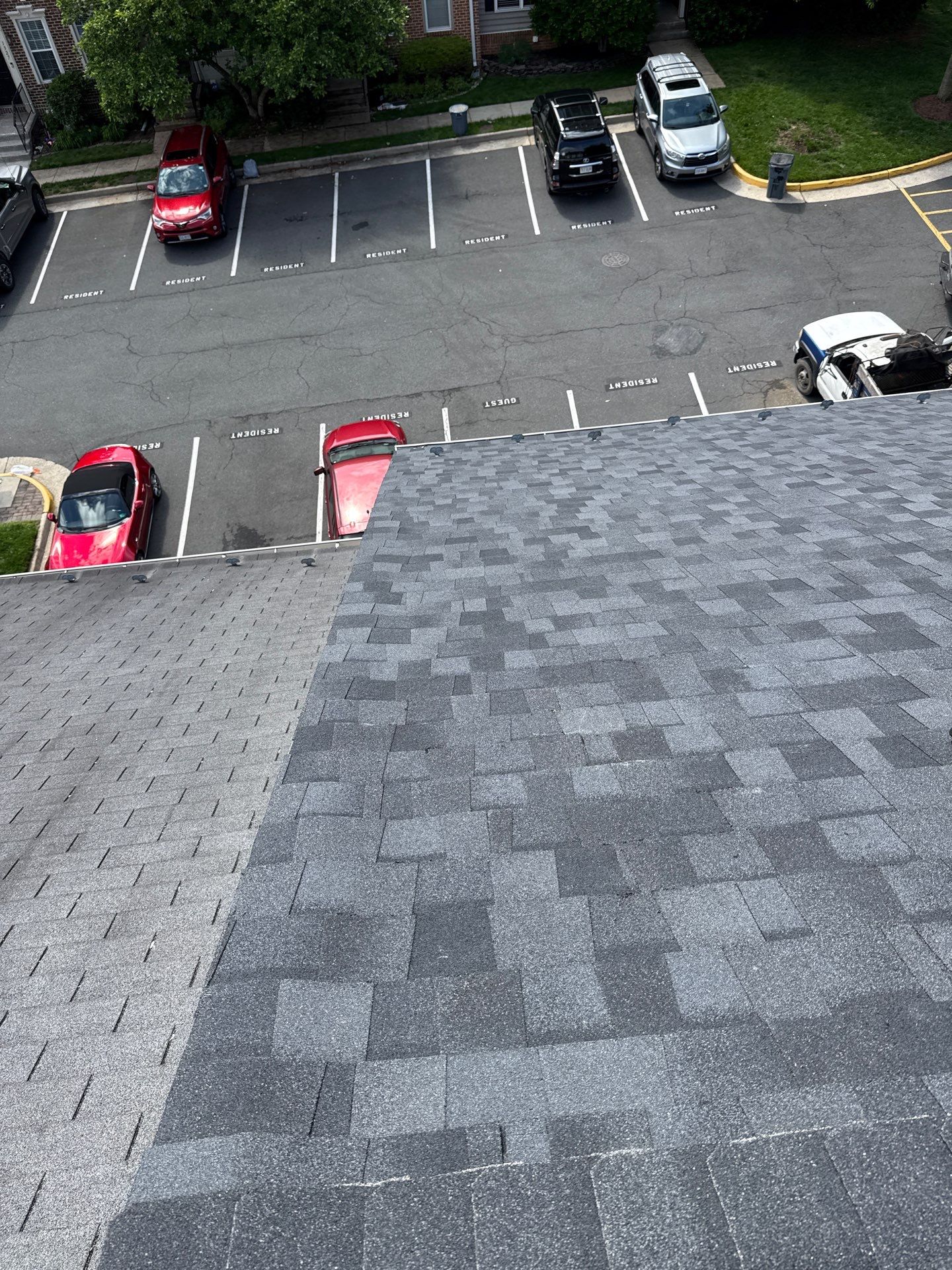 Reston Roof Replacement with CertainTeed Landmark PRO in Max Def Moire Black by RM Banning, Inc.