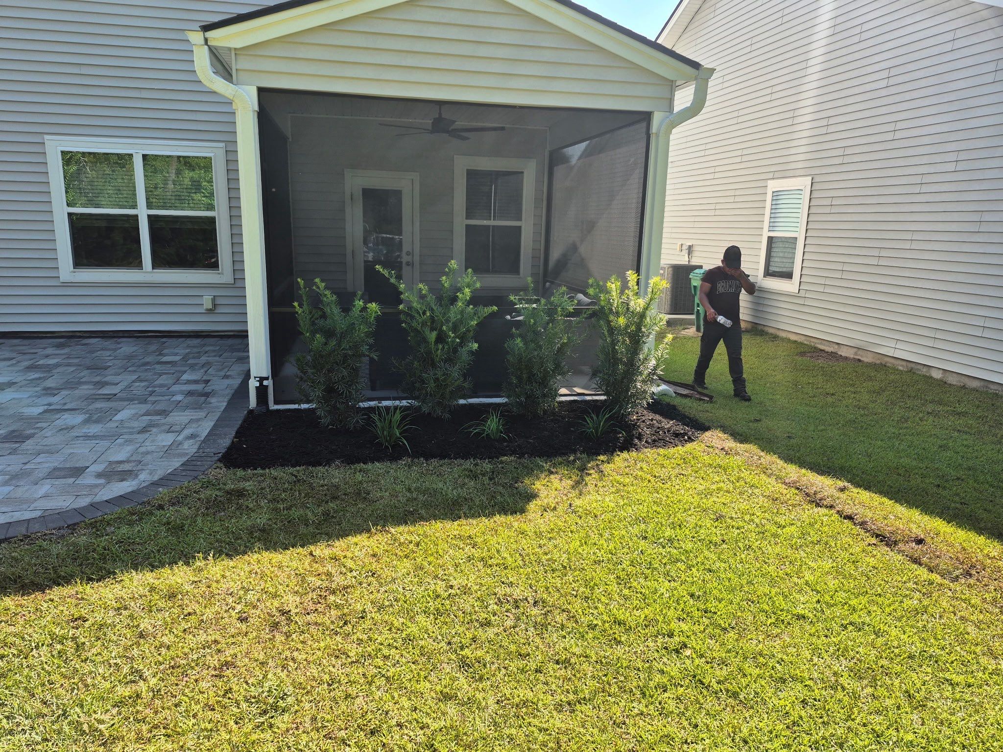Custom Paver Patio and Landscape Installation in Okatie by Lowcountry Scapes, LLC