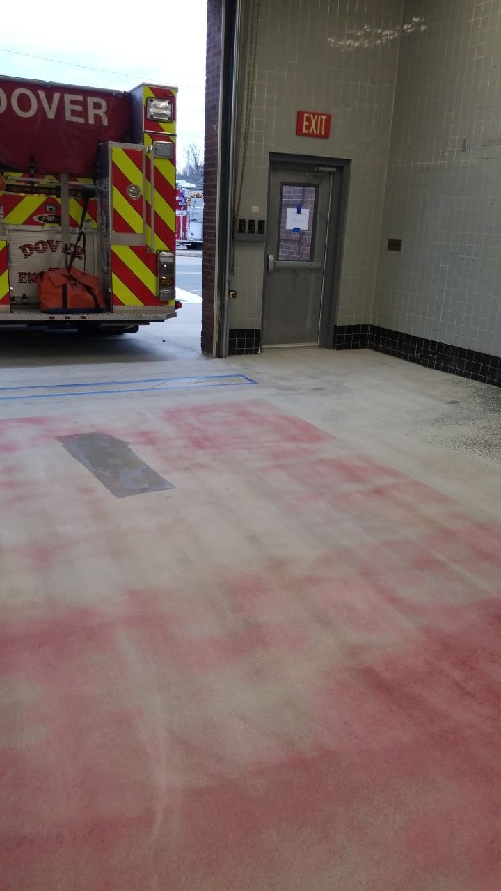 Dover Firehouse with their new Smoke Floor! by Spectrum Painting, LLC