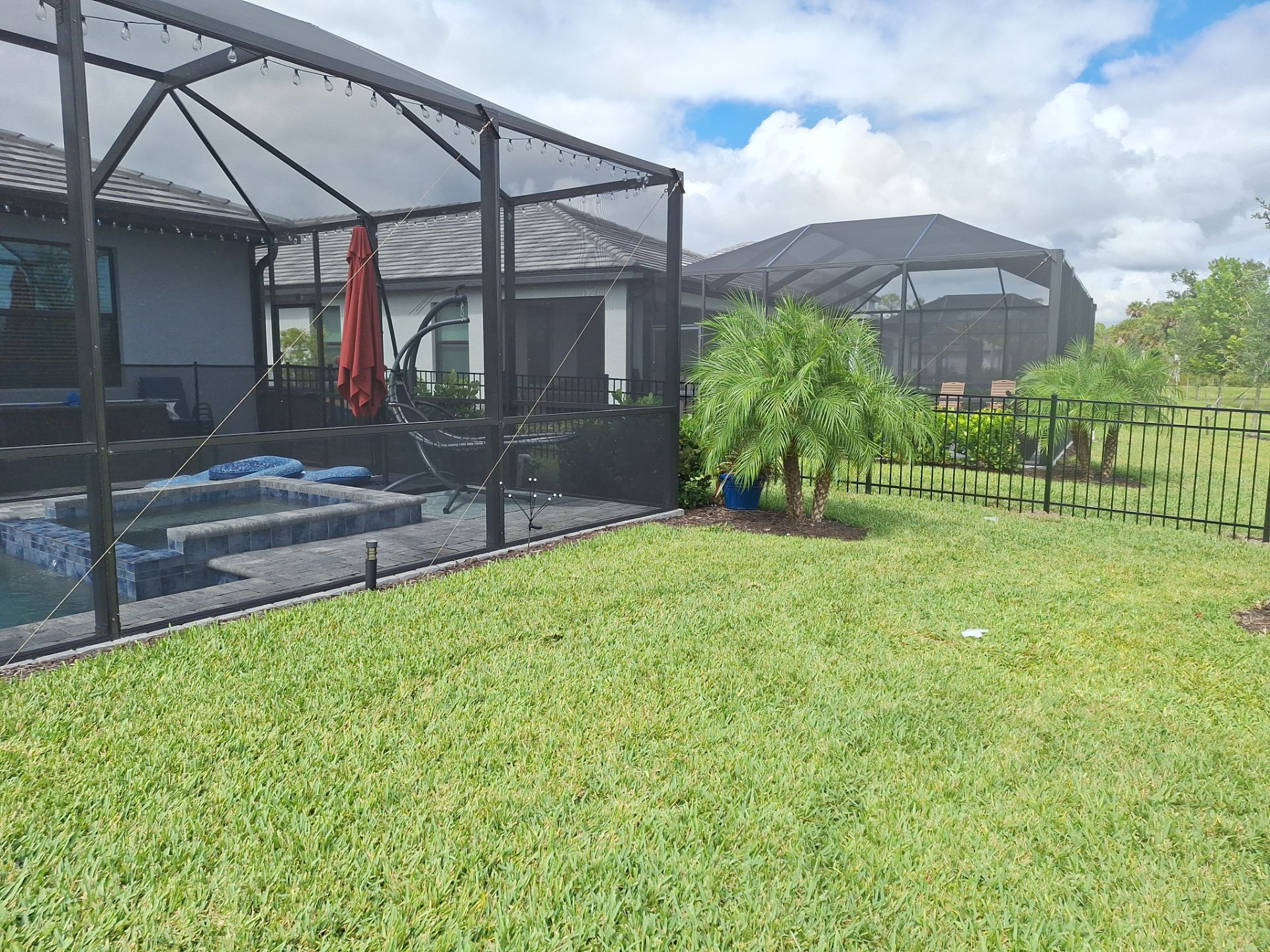 Venice Florida Black Aluminum Fence Installation by Asap fence and gates, LLC