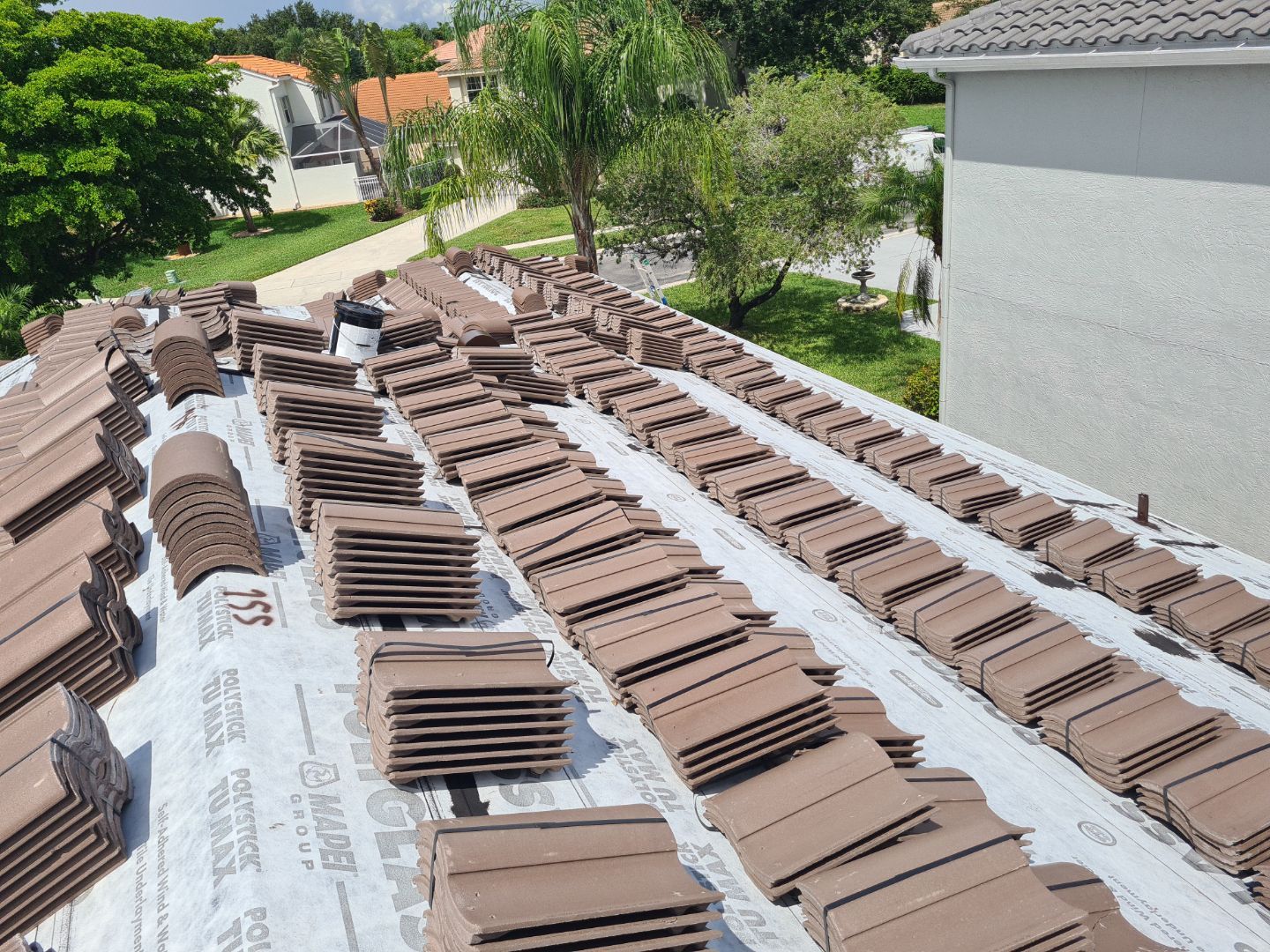Residential Roofing Installation using WestLake Roofing Tile by BLUES BROTHERS ROOFING
