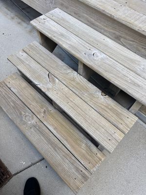 Milwaukee Deck Resurfacing and Pressure-Treated Wood Stair Construction