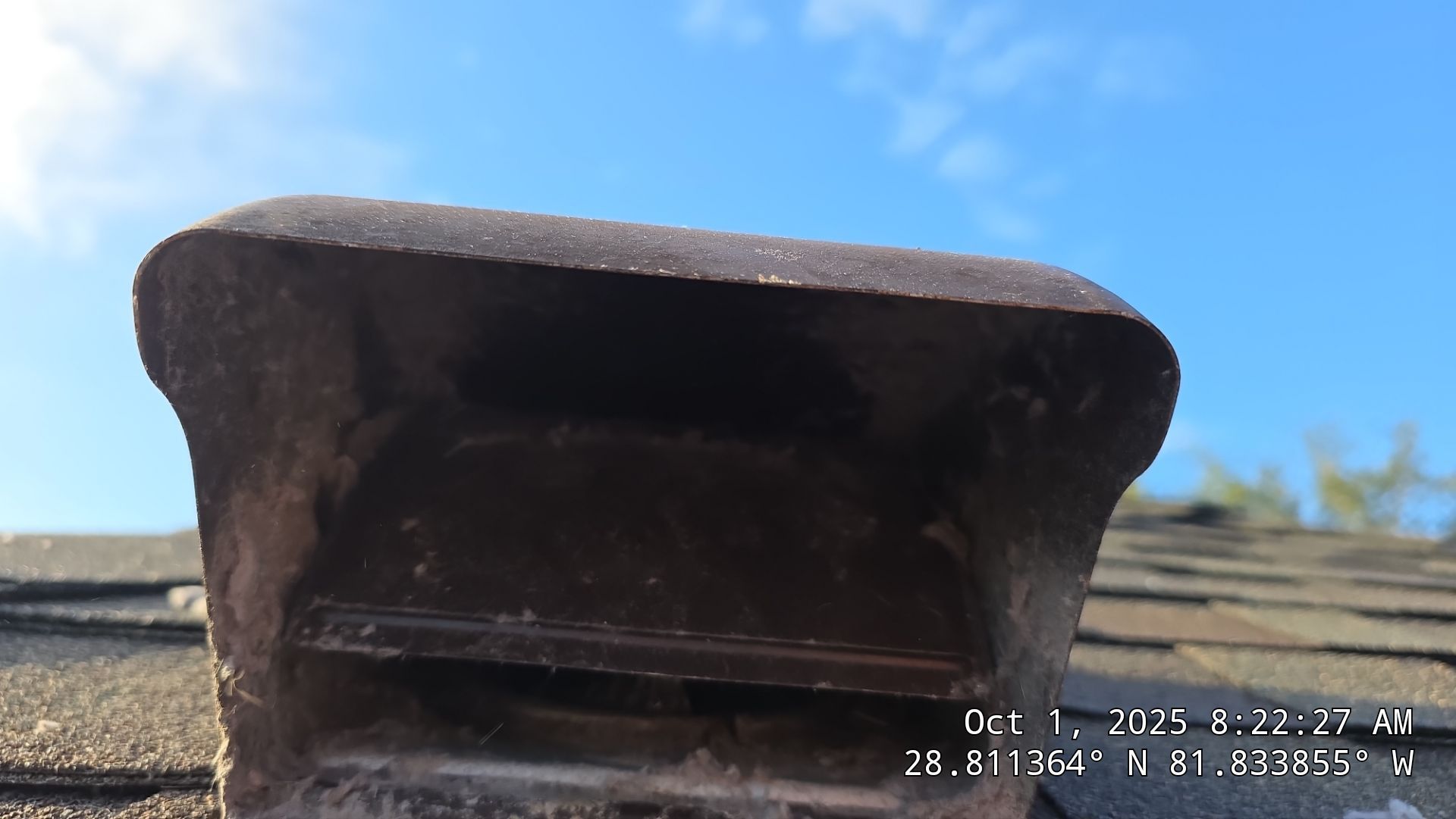 Dirty Dryer Vent in Leesburg by Hygienic Air, Inc