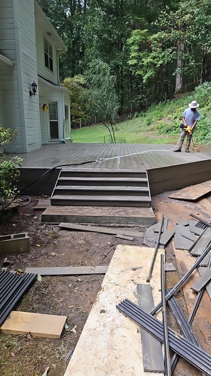 Jameswood Lane - Composite Deck Build by Pillar and Pine