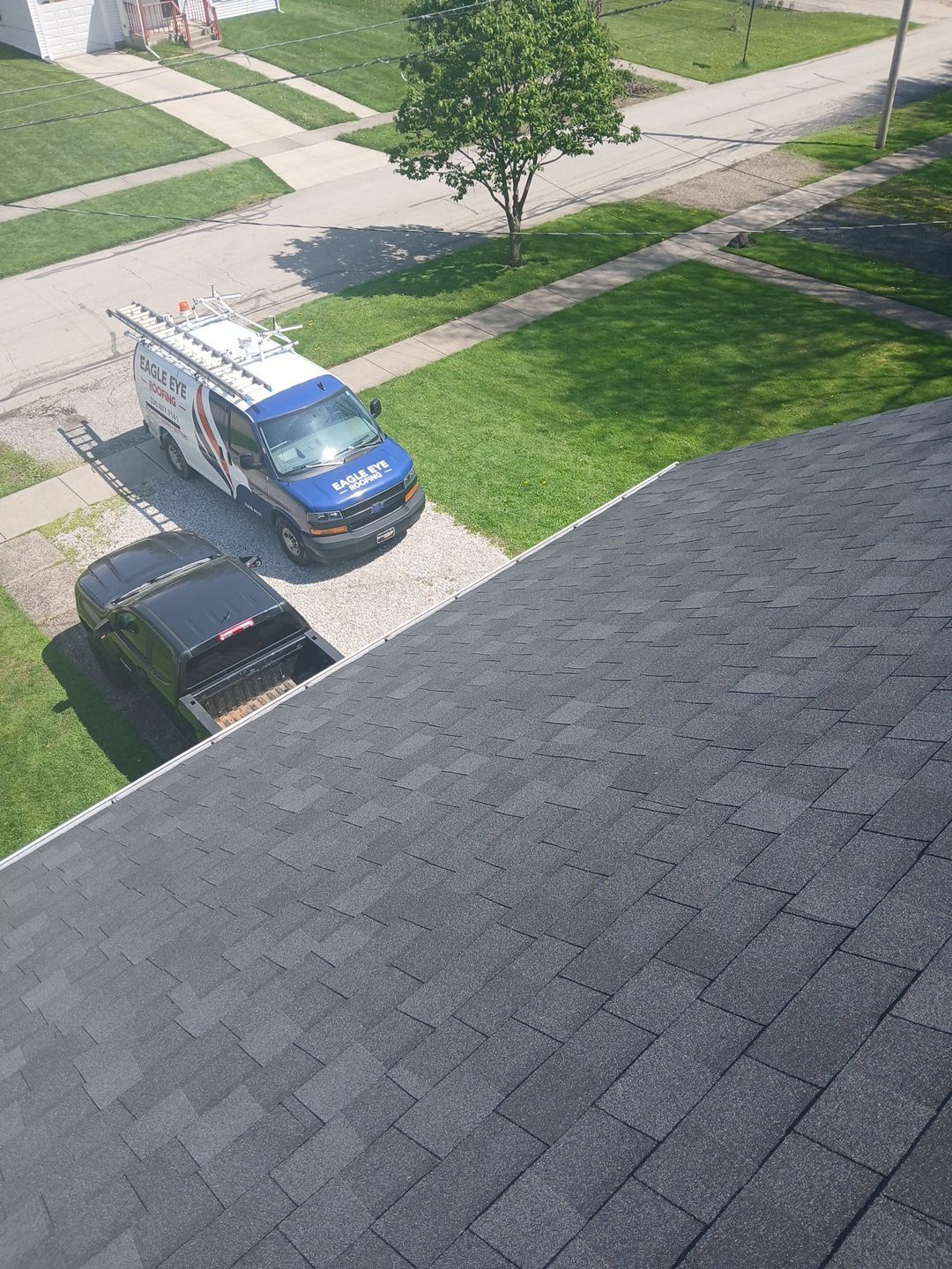 Abby D: Atlas Pinnacle, Color, Black Shadow, Drip Edge, Black by Eagle Eye Roofing