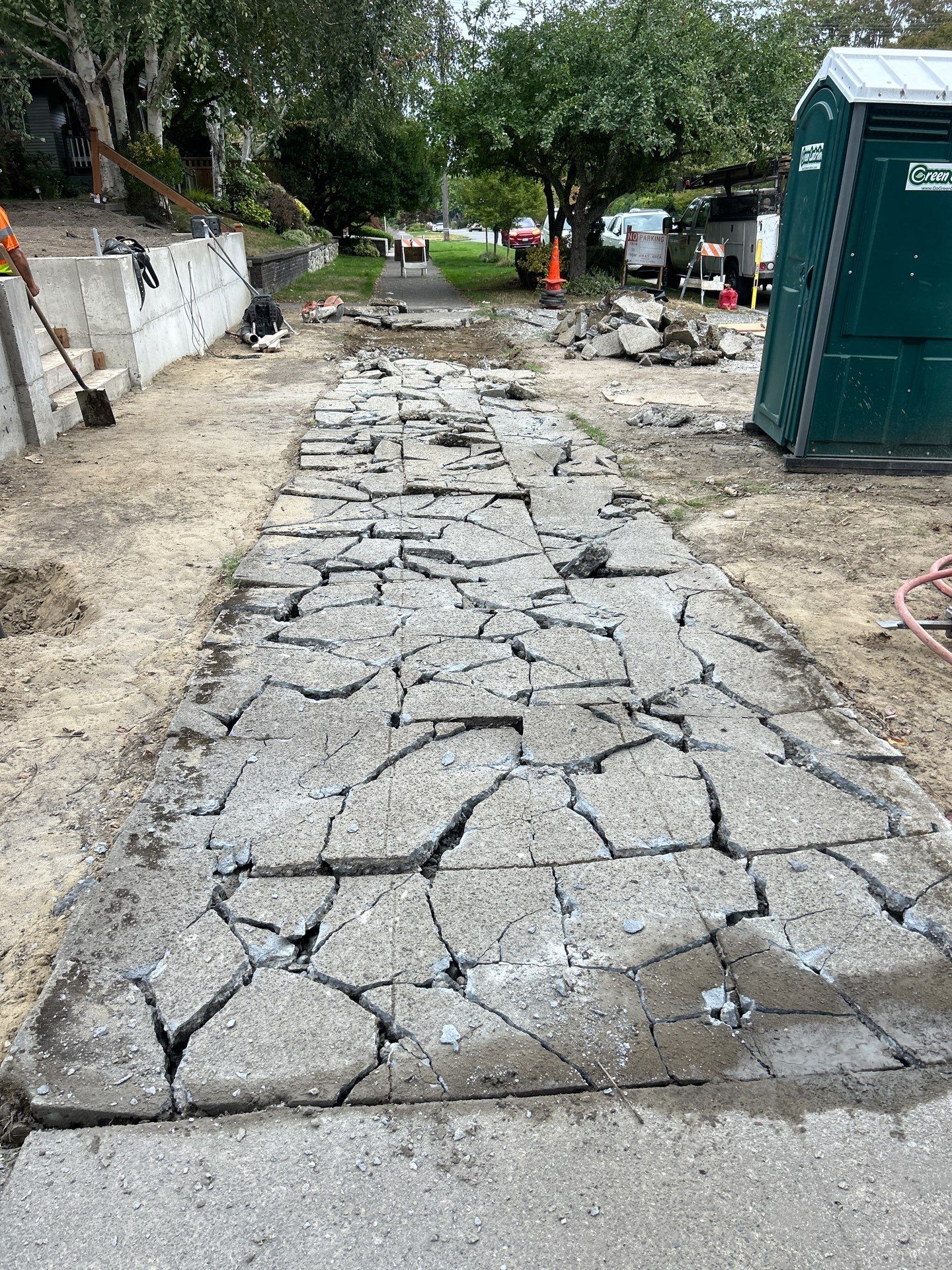 David | Concrete Sidewalk by Jireh Asphalt & Concrete Inc 