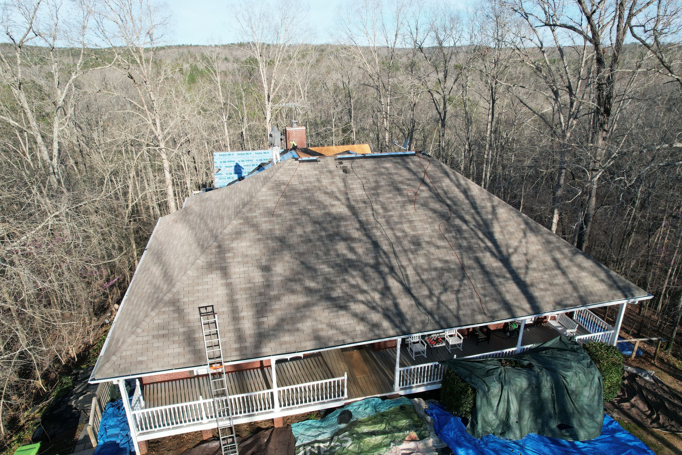 Residential Roofing Installation using Owens Corning by Inspector Roofing and Restoration
