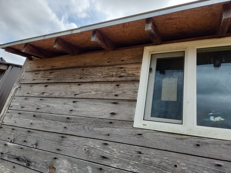 GAF Weathered Wood and Custom Copper by Just In Time Roofing and Restoration