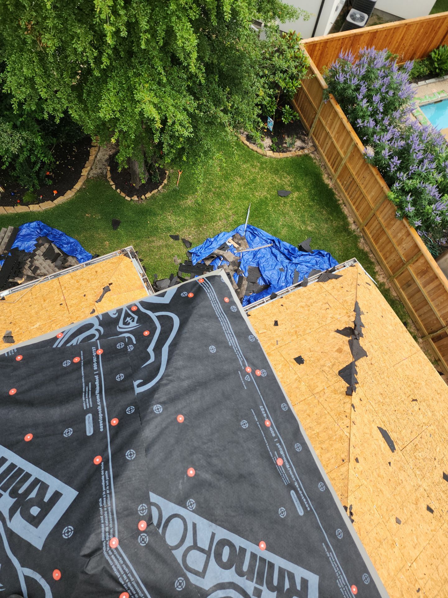 Residential Roofing Installation using Owen's Corning Duration (Lifetime) Shingles by Roof Repair Company