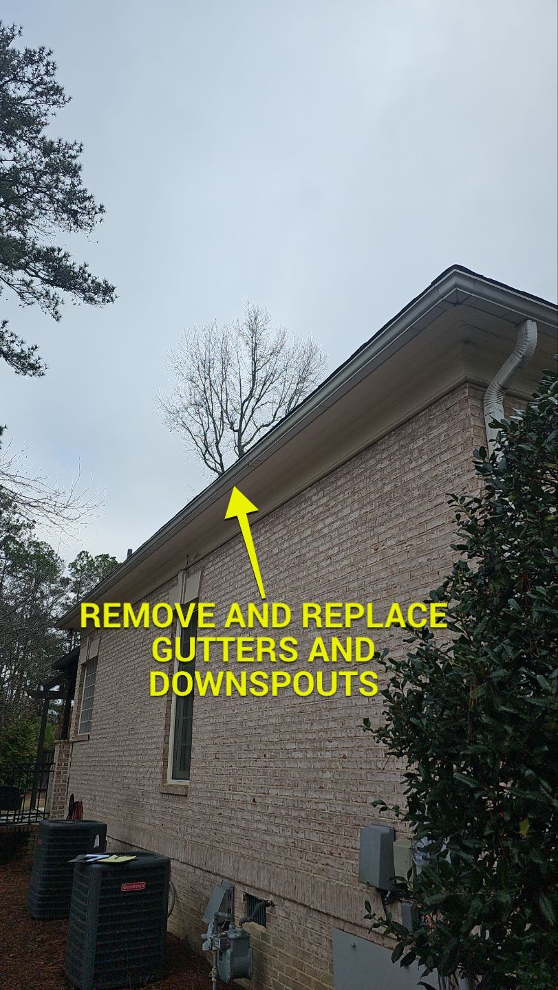 Roof Repair with PermaBoots, Gutter Installation, Cleaning, using 6" Seamless Gutters and Leaf Filter Guards by Indigo State Roofing