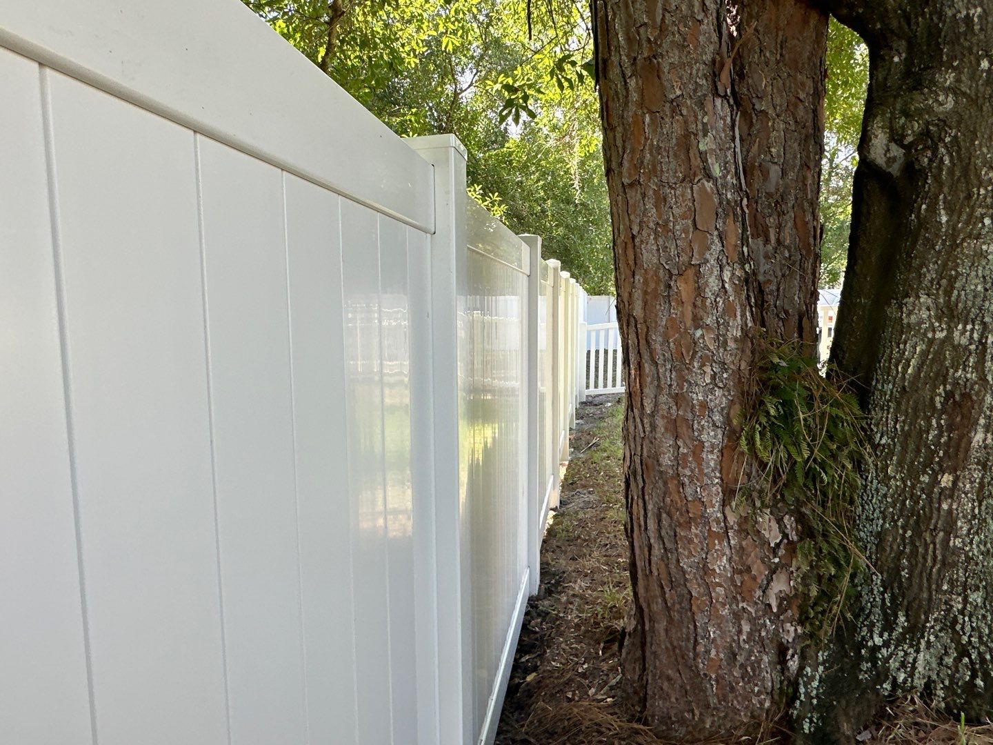 Vinyl Fence Installation using White Vinyl Privacy and Picket Fence by Asap fence and gates, LLC