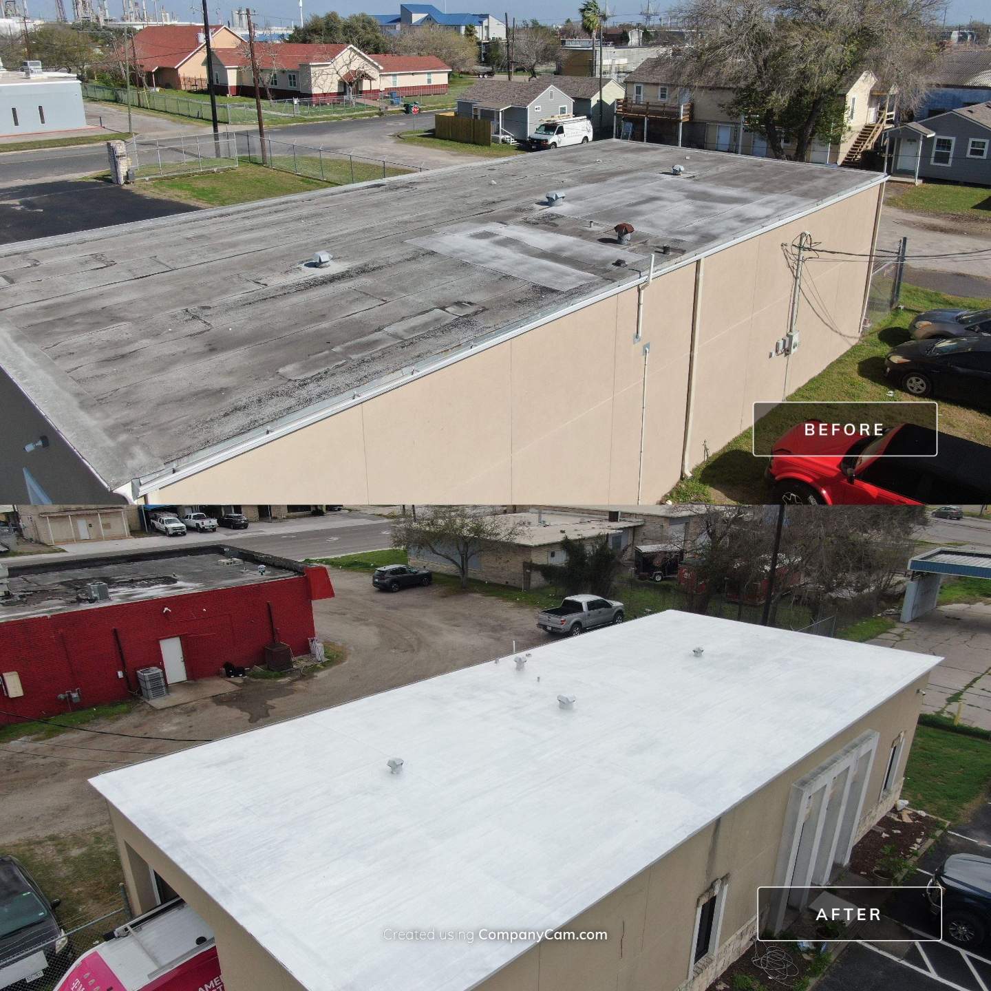 Silicone Coatings by Bayfront Roofing and Construction