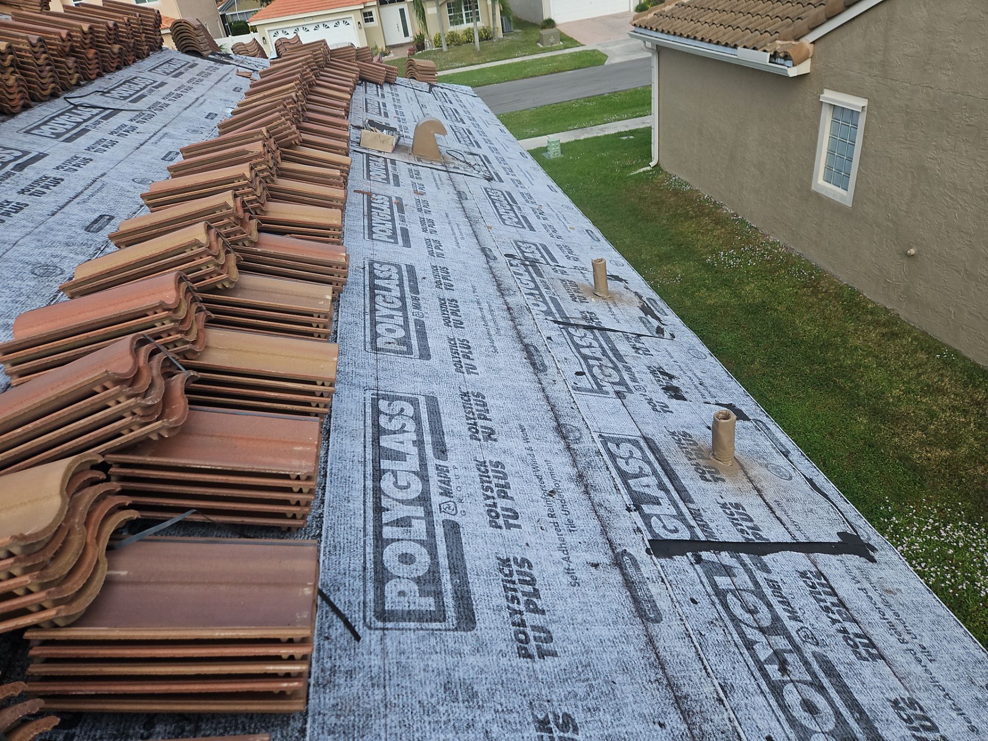 Residential Roofing Installation using Eagle Roofing Tile by BLUES BROTHERS ROOFING