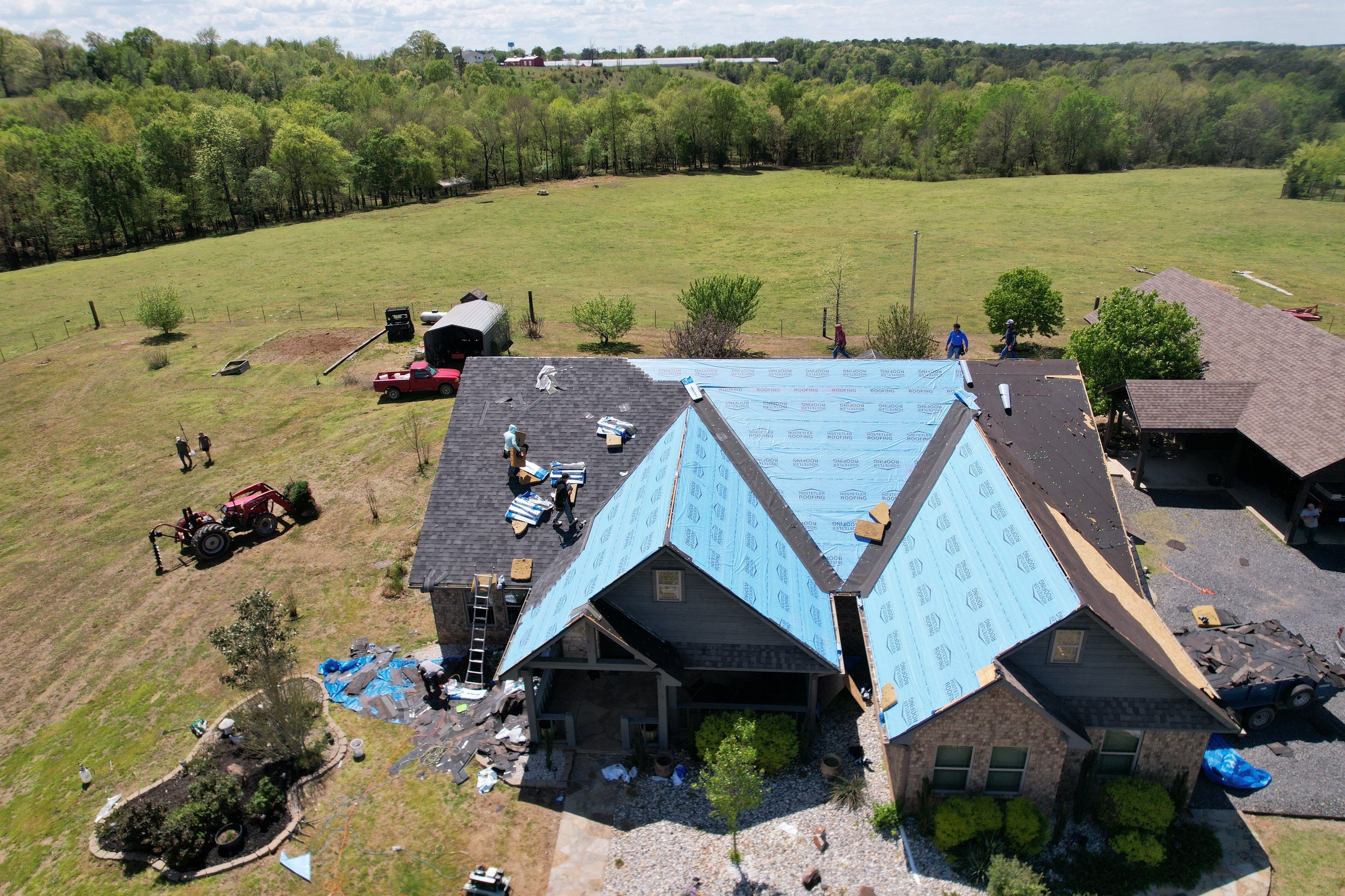 Residential Shingle Reroof using Malarkey Vista by Hostetler Roofing