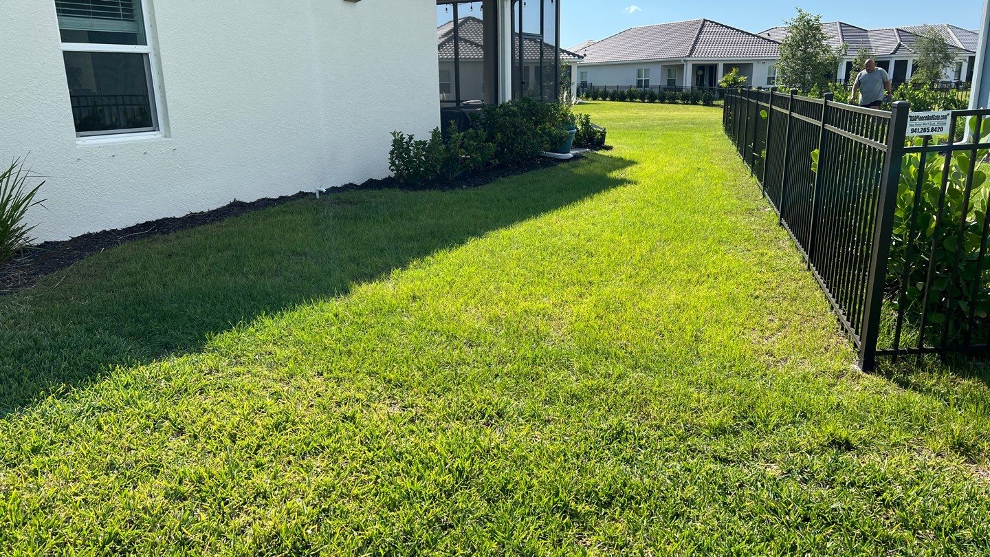 Sarasota, FL 4ft. Tall Black 3-Rail Aluminum Fence by Asap fence and gates, LLC