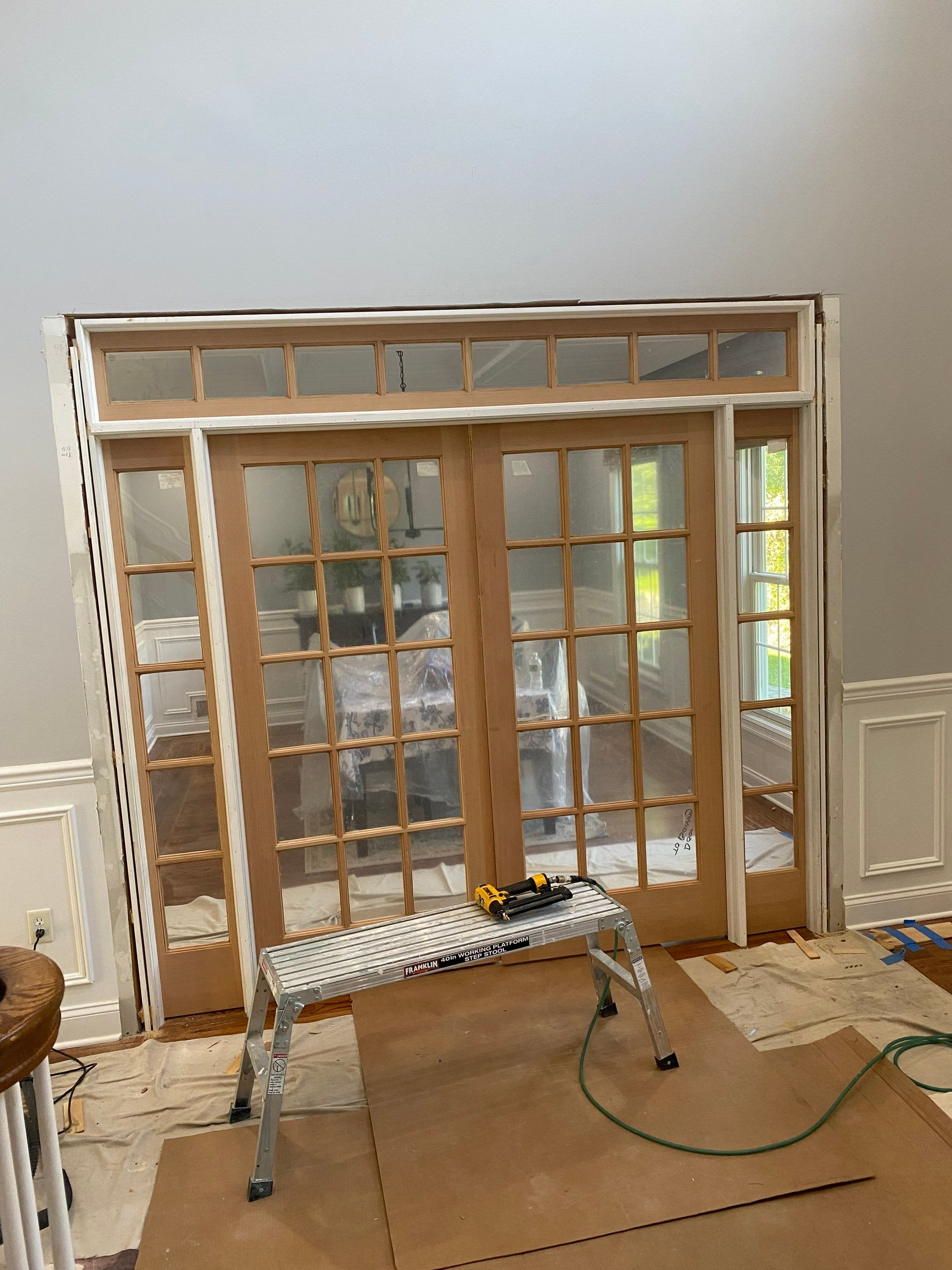 Door Installation using Wood by Home Concepts Construction