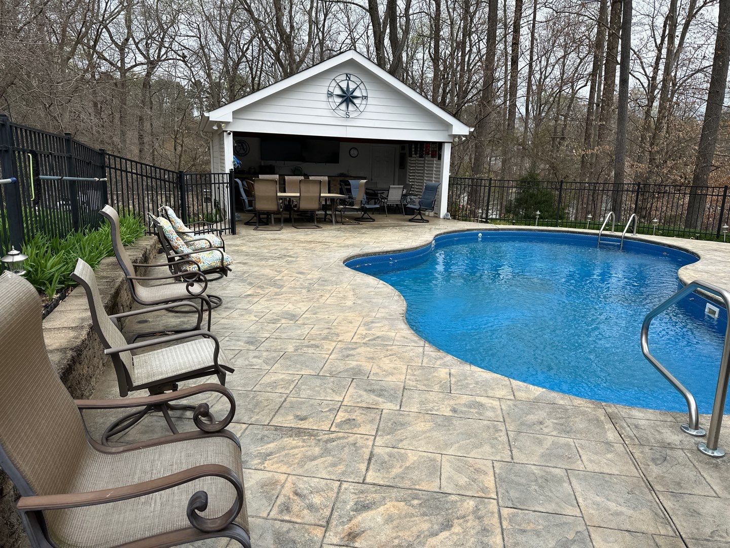 Pool Deck using AcryFin by DuraSeal
