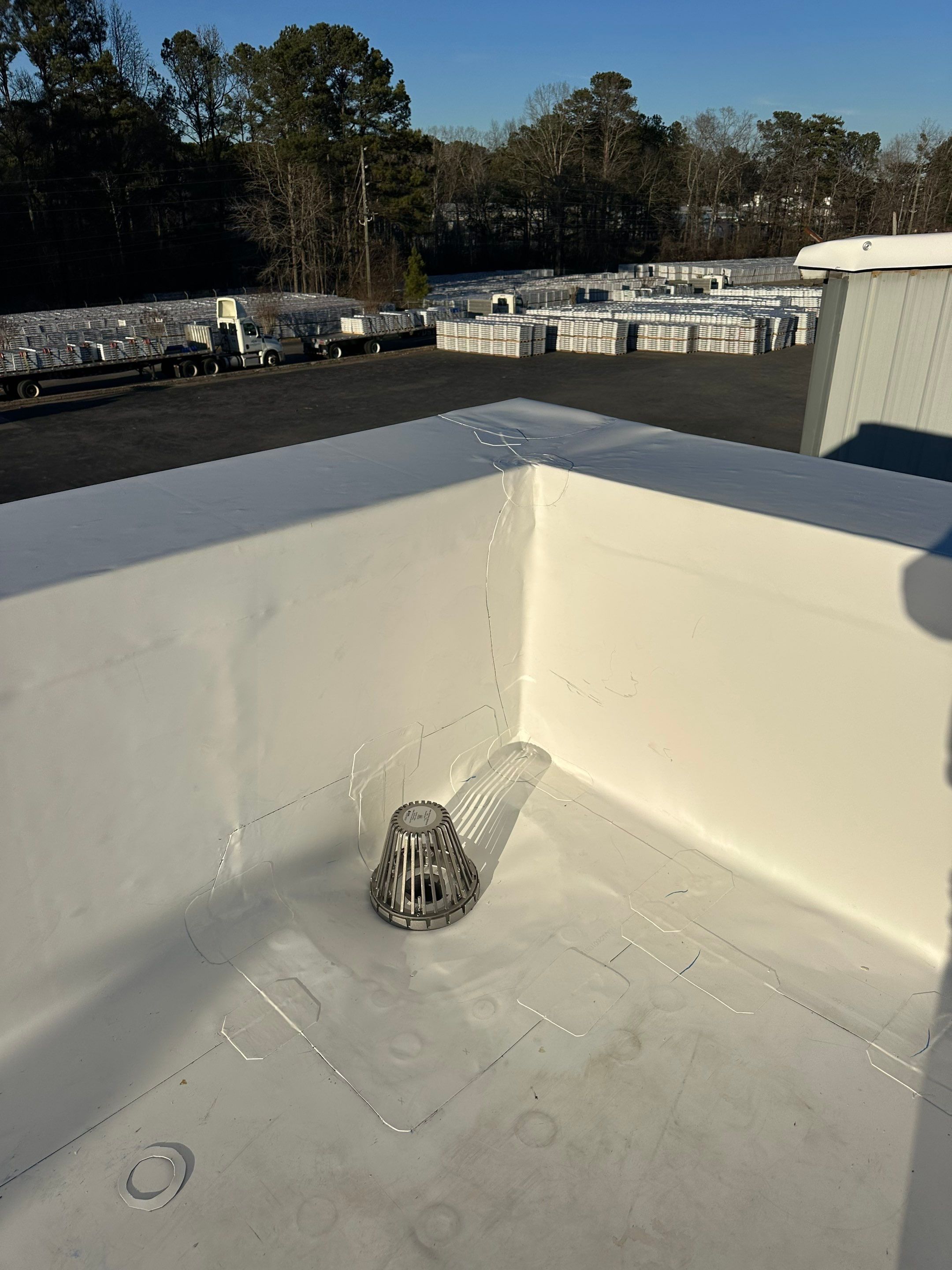 Project in Hampton, GA by Commercial Roofing Group