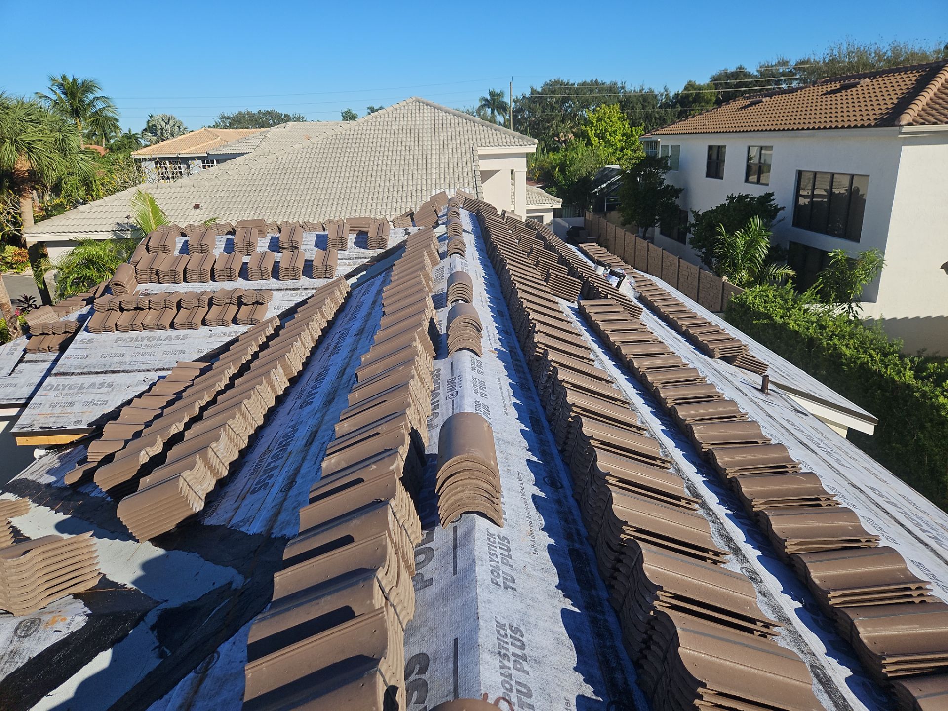 Residential Roofing Installation using WestLake Roofing Tile by BLUES BROTHERS ROOFING