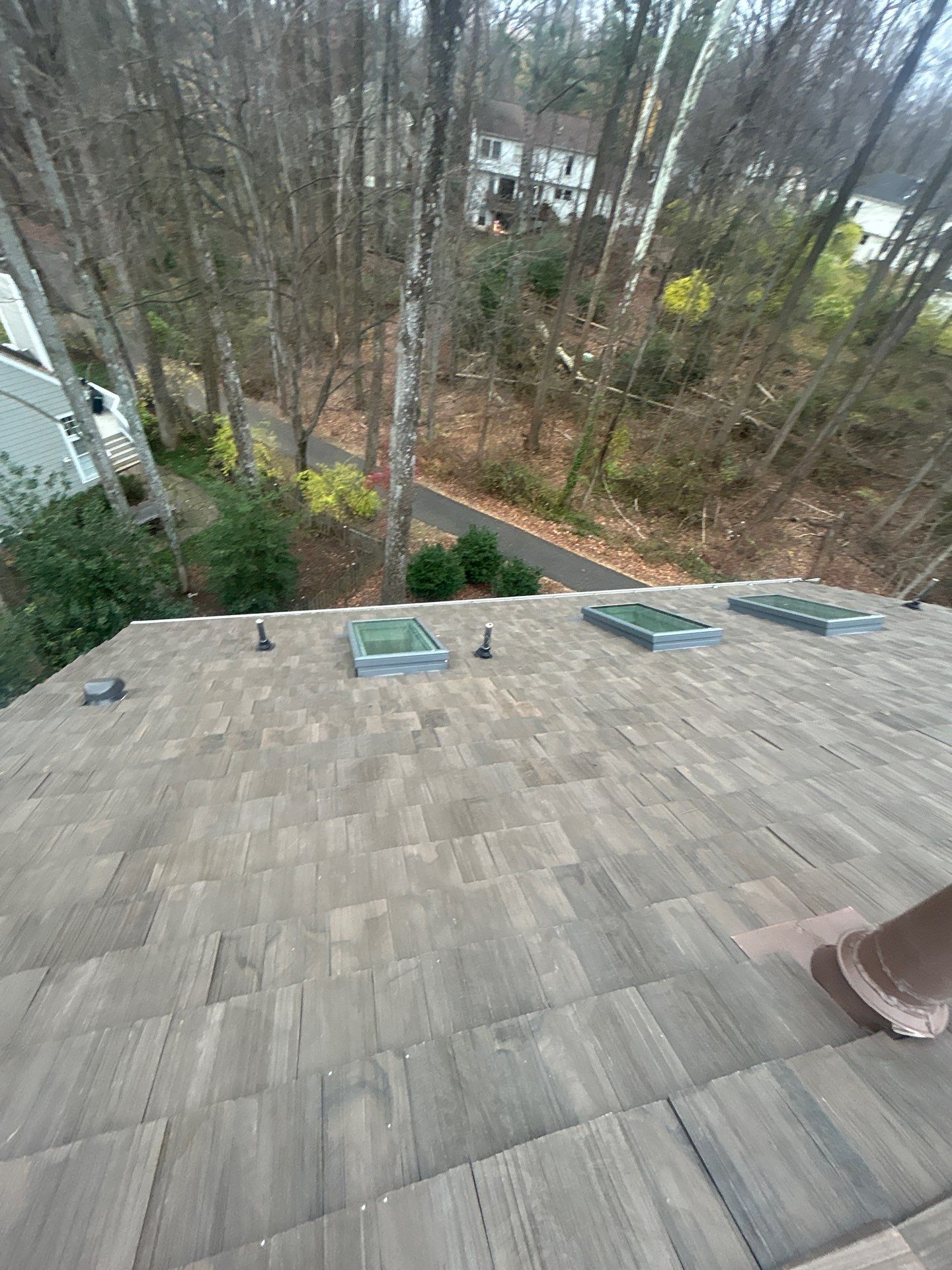 Reston :  Residential Roof Replacement with Brava Synthetic Cedar Shake Class C Natural  by RM Banning, Inc.