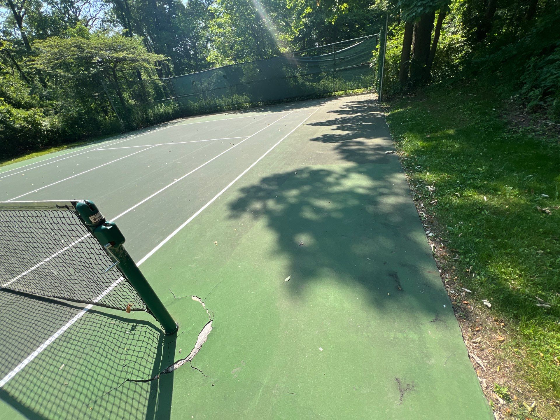 Deck, Patio, and Tennis Court Cleaning by Northern Power Washing LLC.