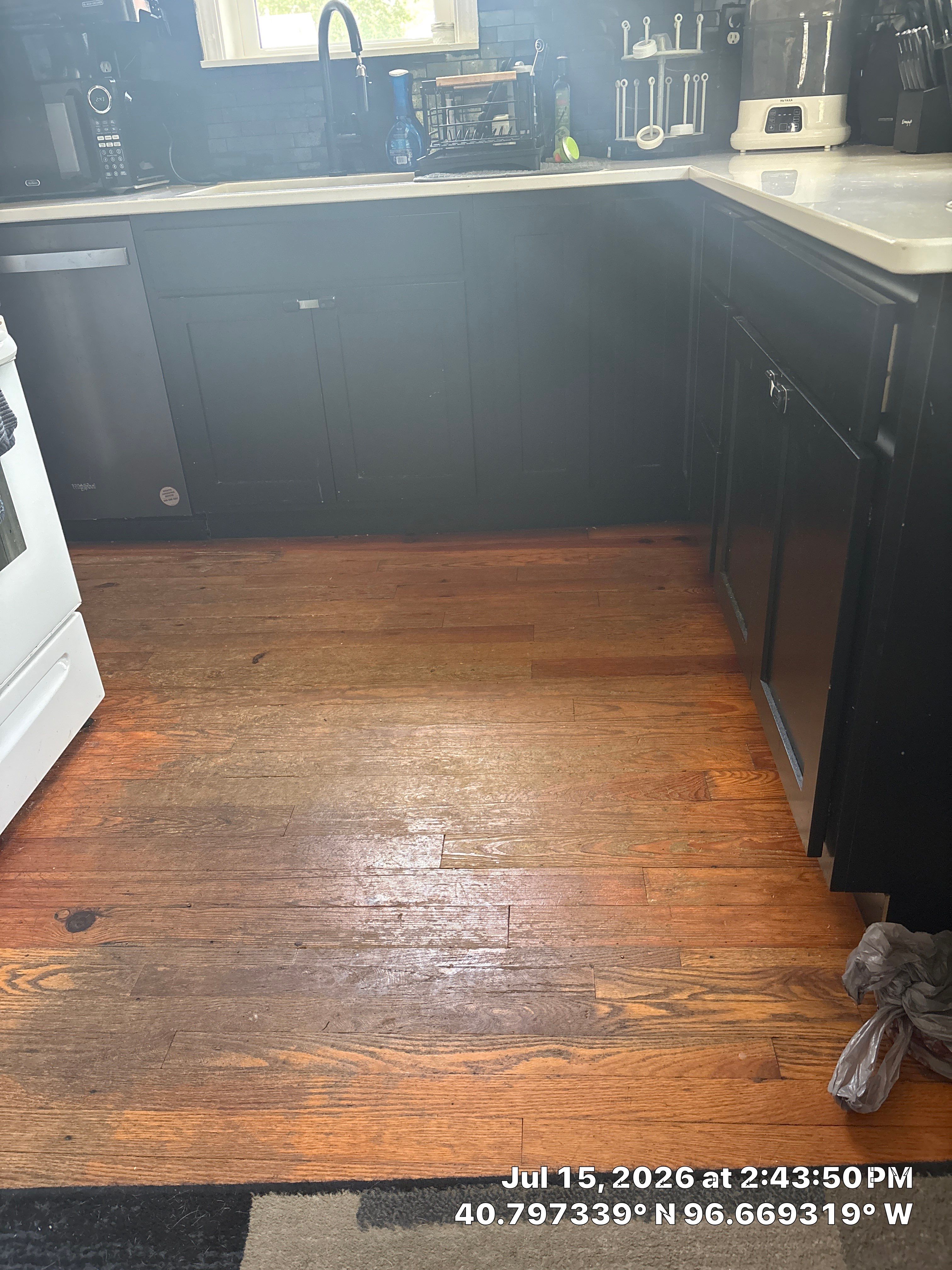 Two-Tone Kitchen Cabinetry and Quartz Countertop Installation in Lincoln by CompanyCam Sales Demo