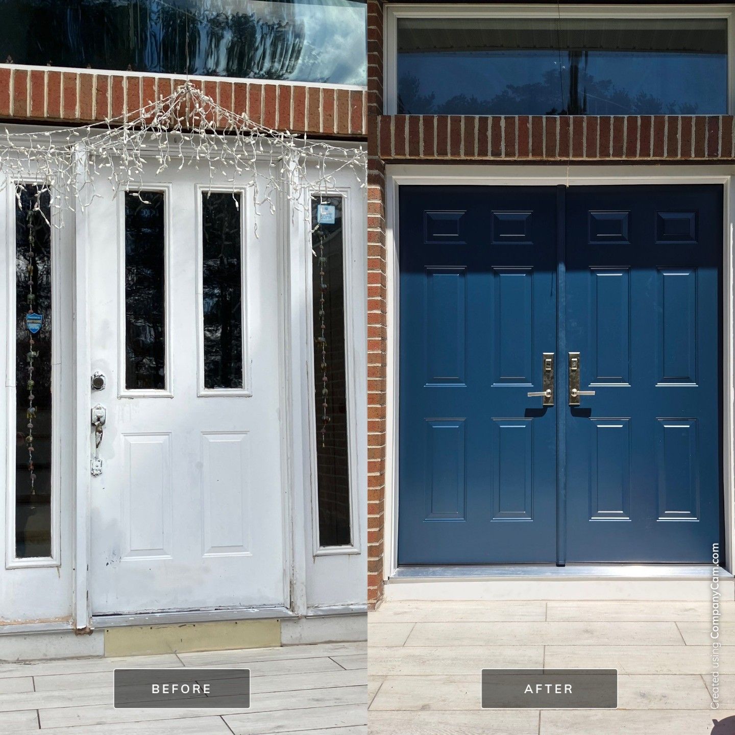 Front Entry Door Replacement by DiGiorgi Roofing and Siding Inc