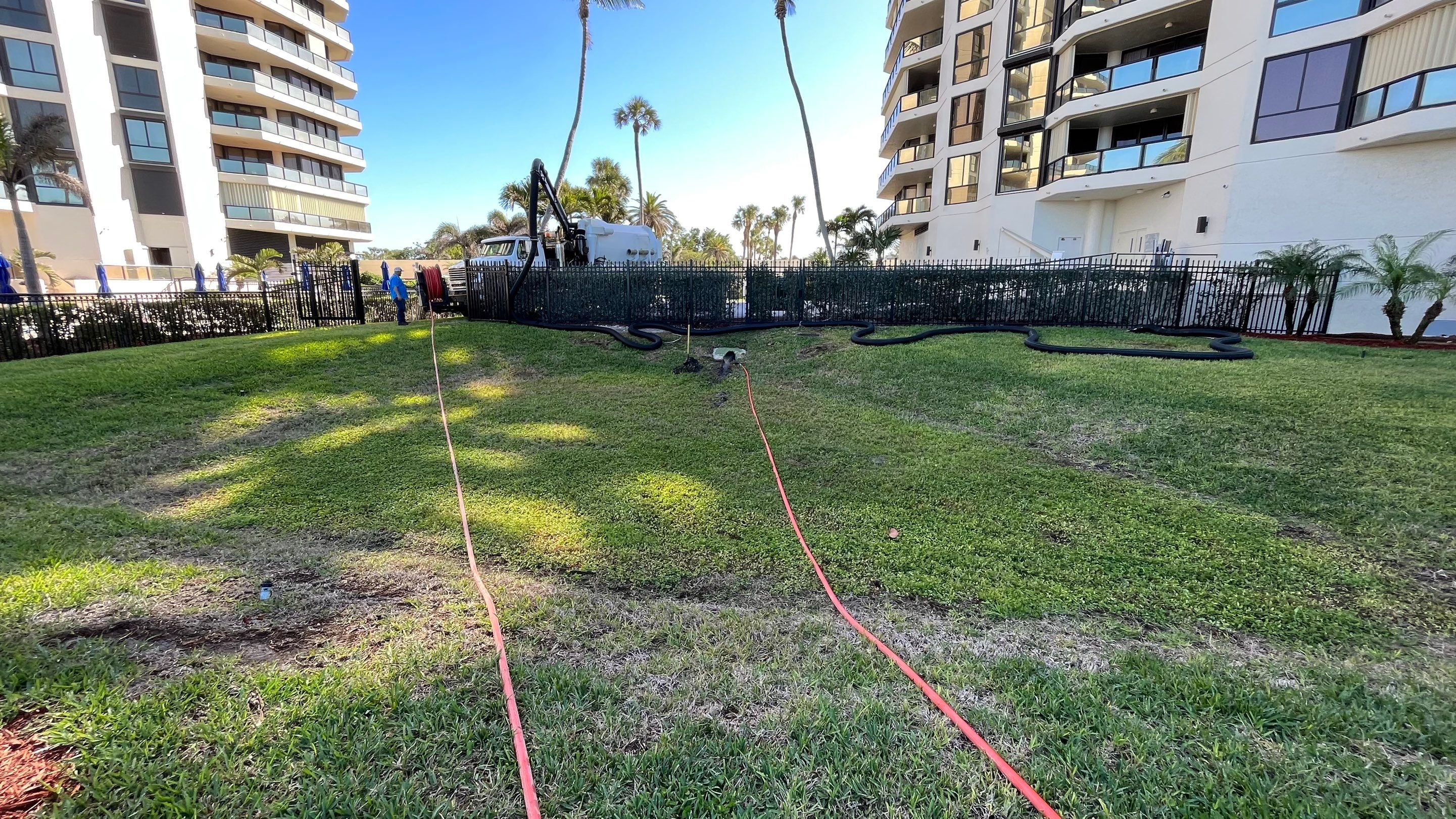 Condo Storm Water System Cleaning and Maintenance by APS Power & Water
