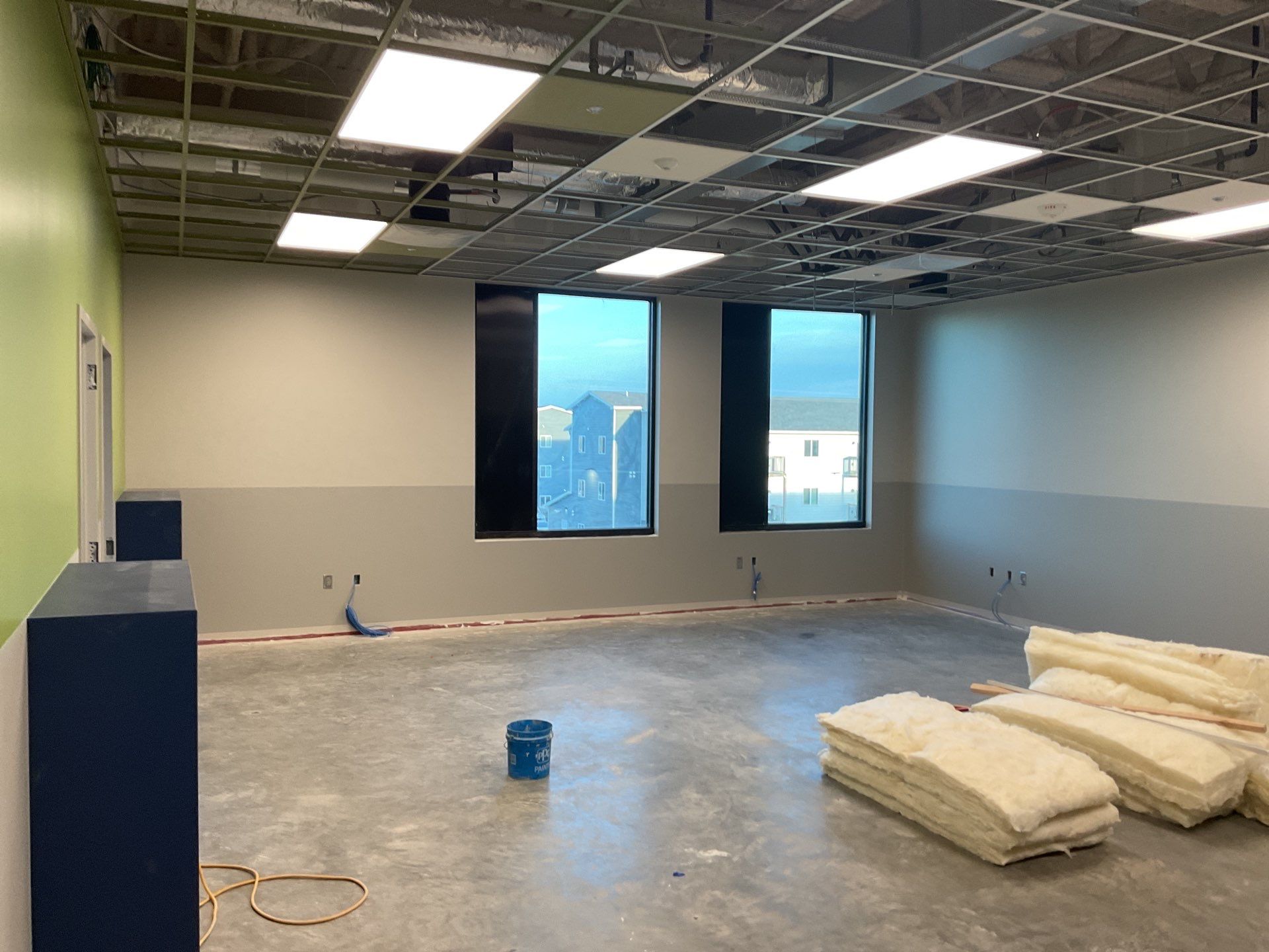 New Commercial Build Painting by Select Painting, Coatings & Garage Cabinets