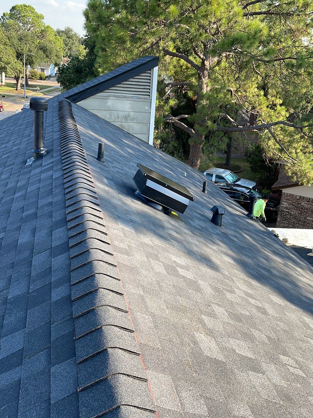 Customer approved through HOAIC to replace roof, paint trim, and repair window damage. by Roof Repair Company