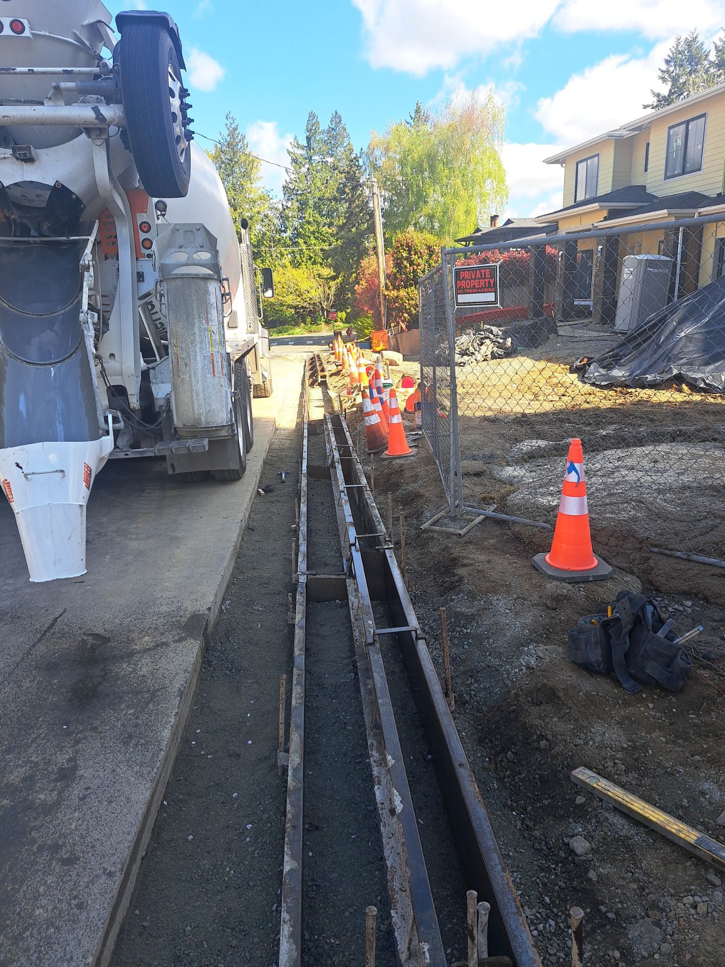 Thomas Custom Homes Development  by Jireh Asphalt & Concrete Inc 