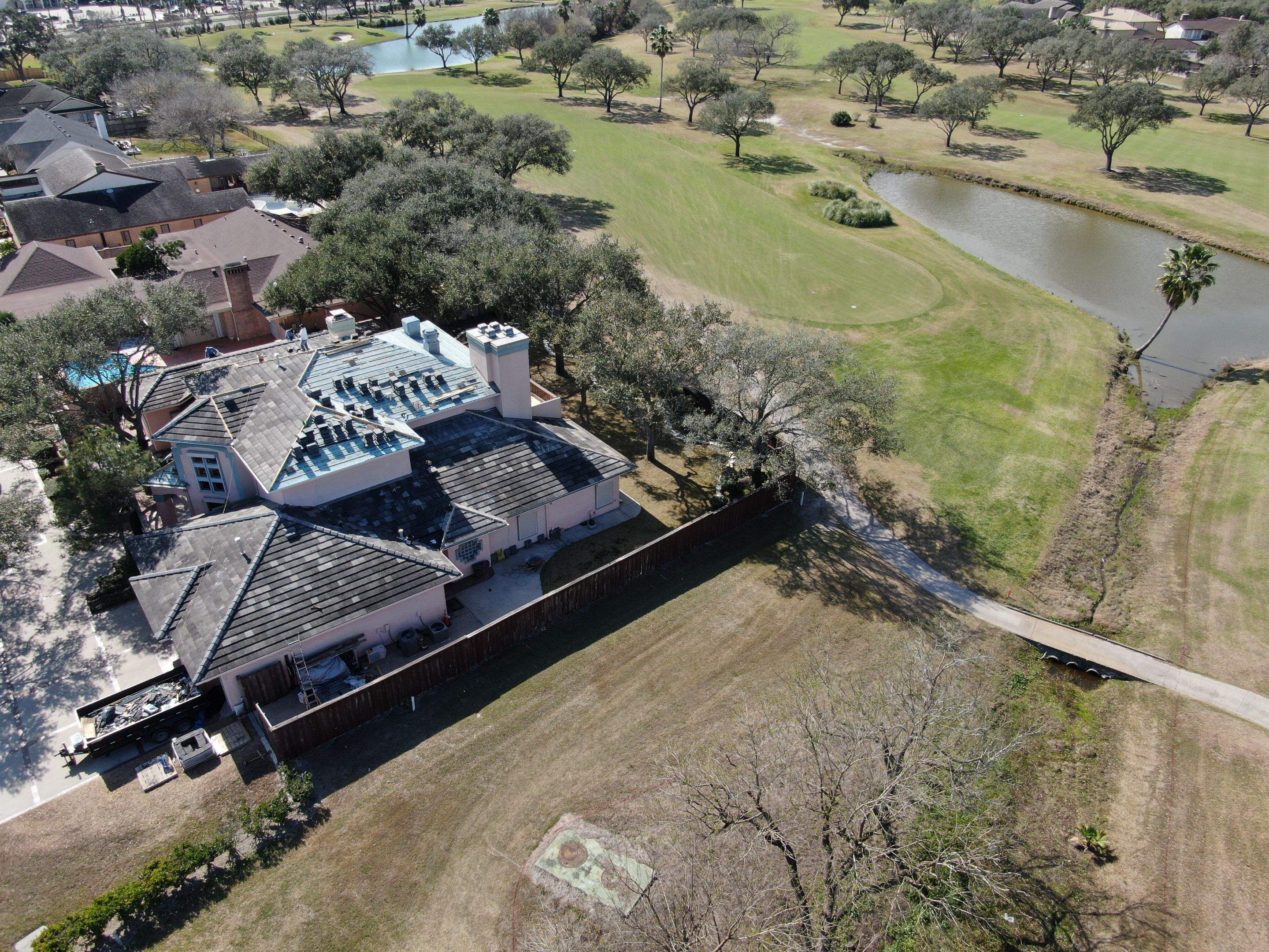 Golf Course Mansion on the Green, in the Heart Of Corpus Christi by Bayfront Roofing and Construction