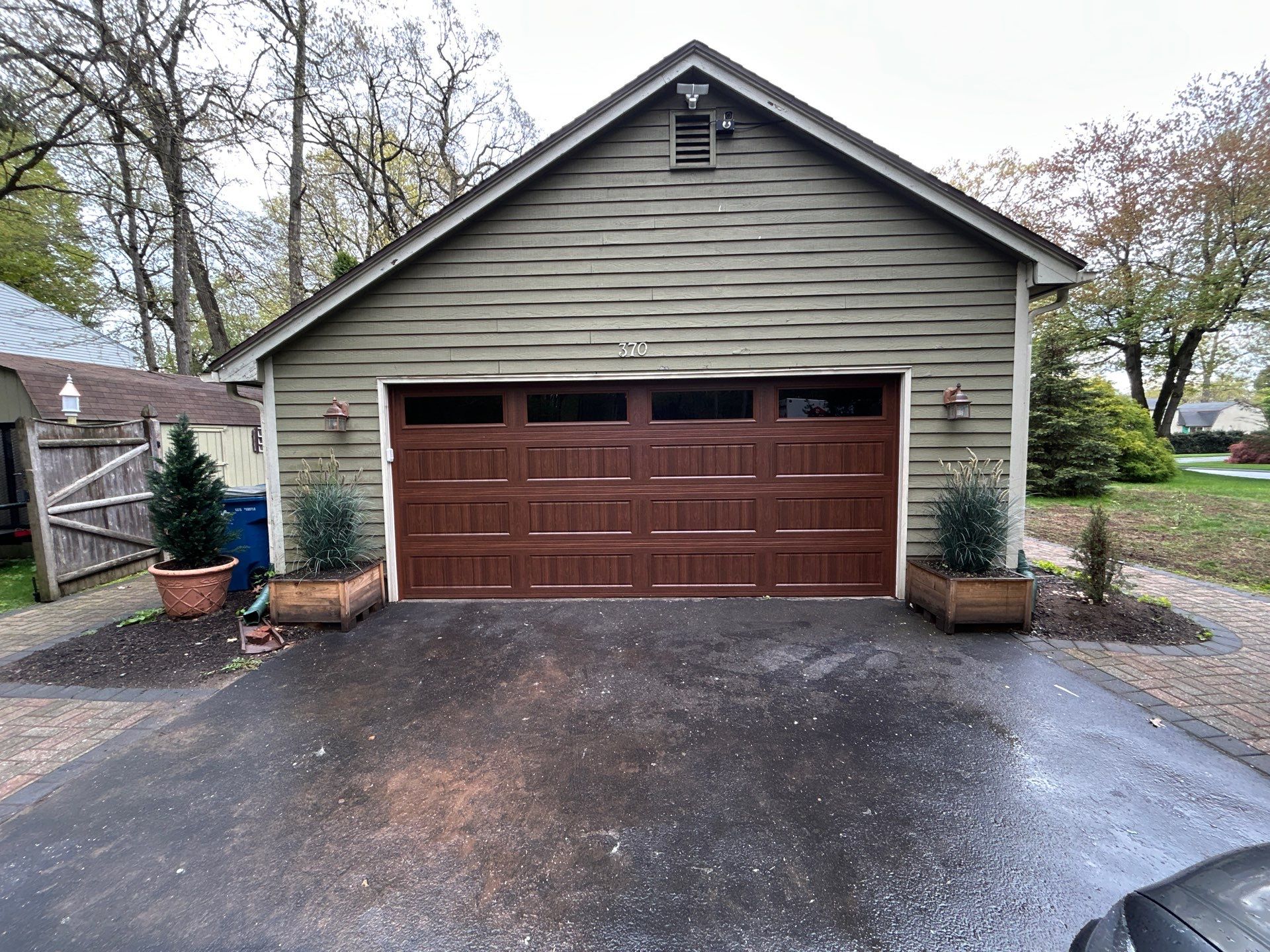 Garage door Upgrade  by DiGiorgi Roofing and Siding Inc