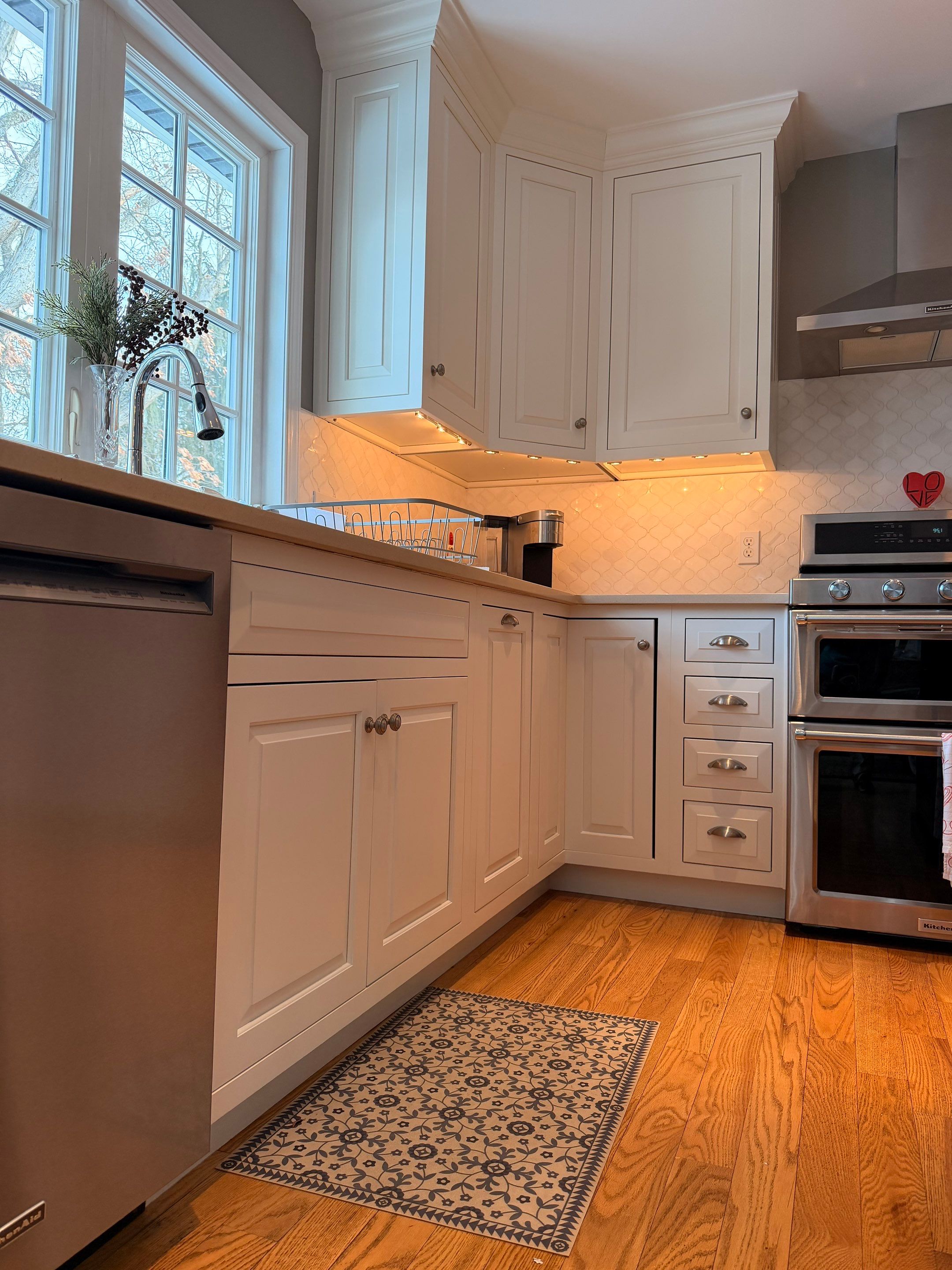 A Smooth, Factory Finish Kitchen Cabinet Transformation by Groovy Hues