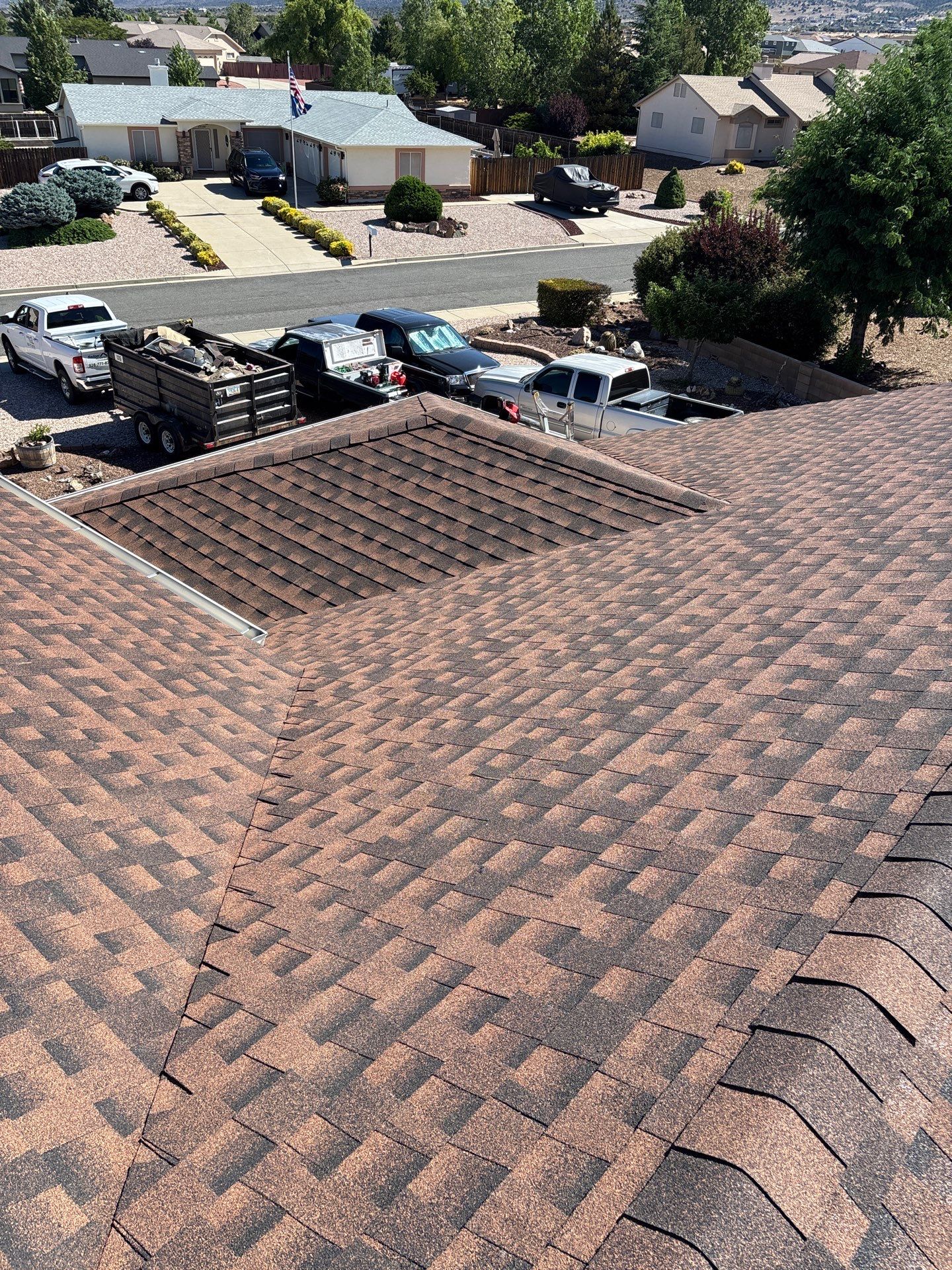 GAF Timberline HDZ Shingle Roof Replacement in Prescott Valley by Badger Roofing