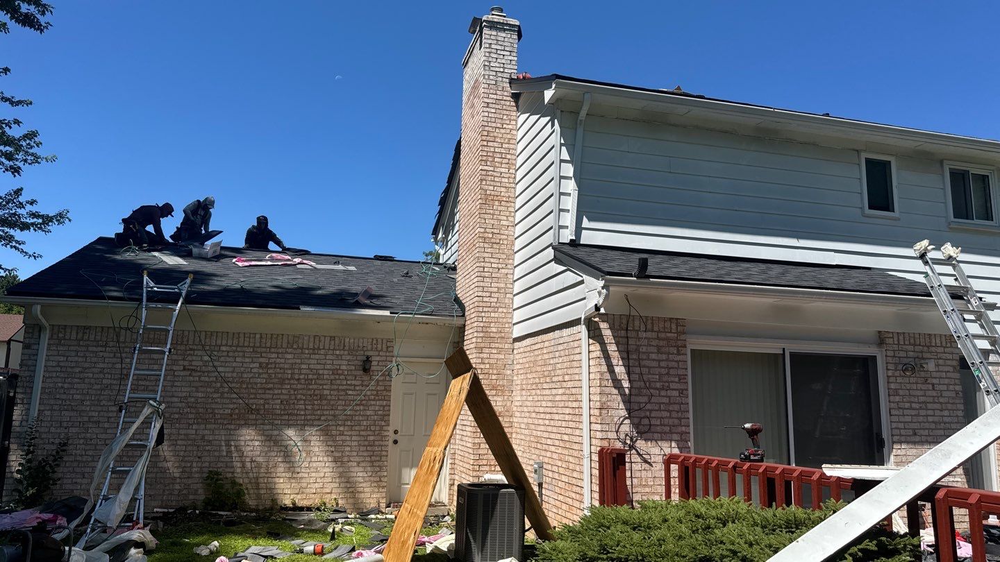 Roof Replacement using Owens Corning Onyx Black by 180 Contractors
