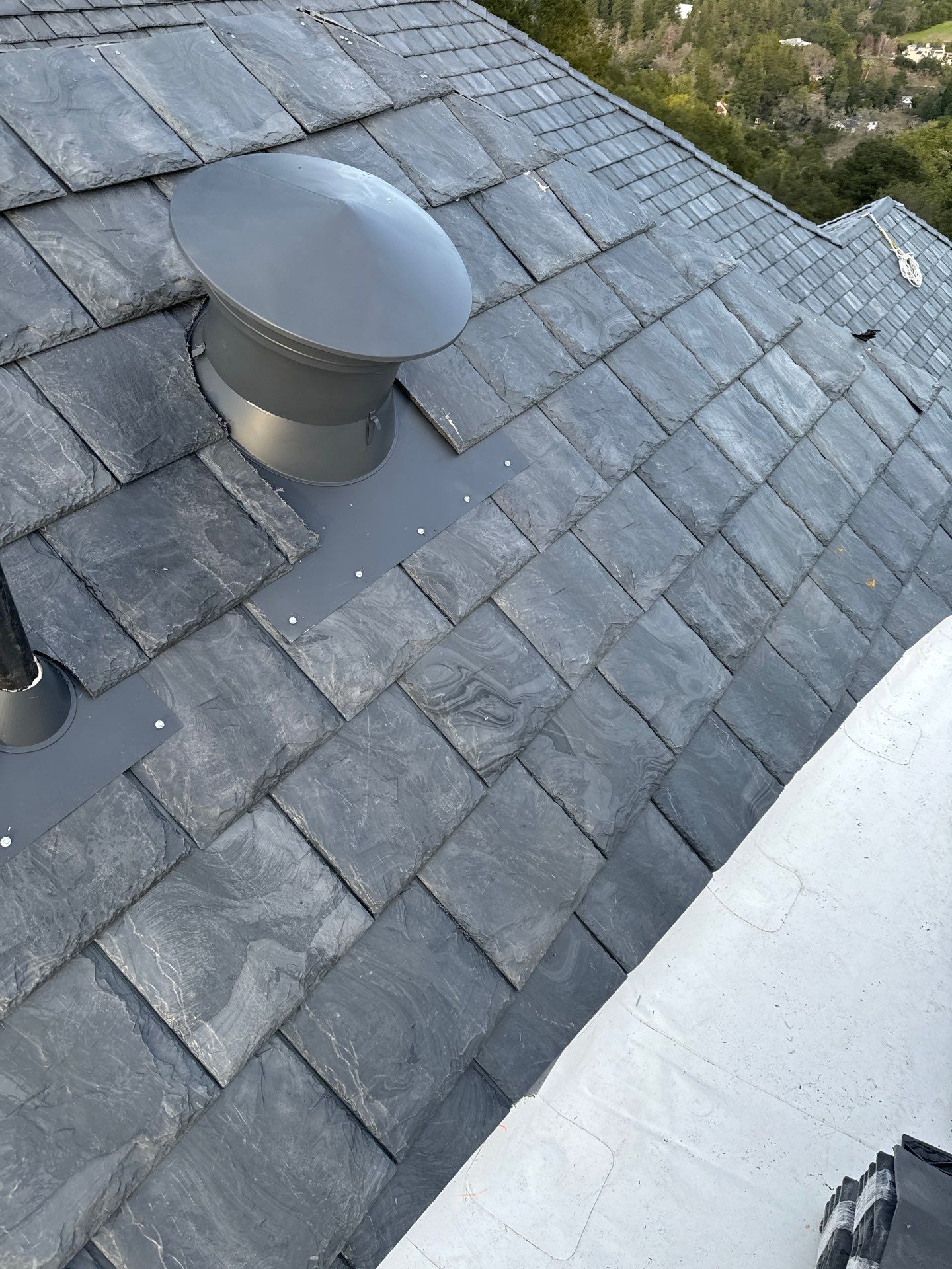 Residential Roofing Installation using Slate by Acker Roofing