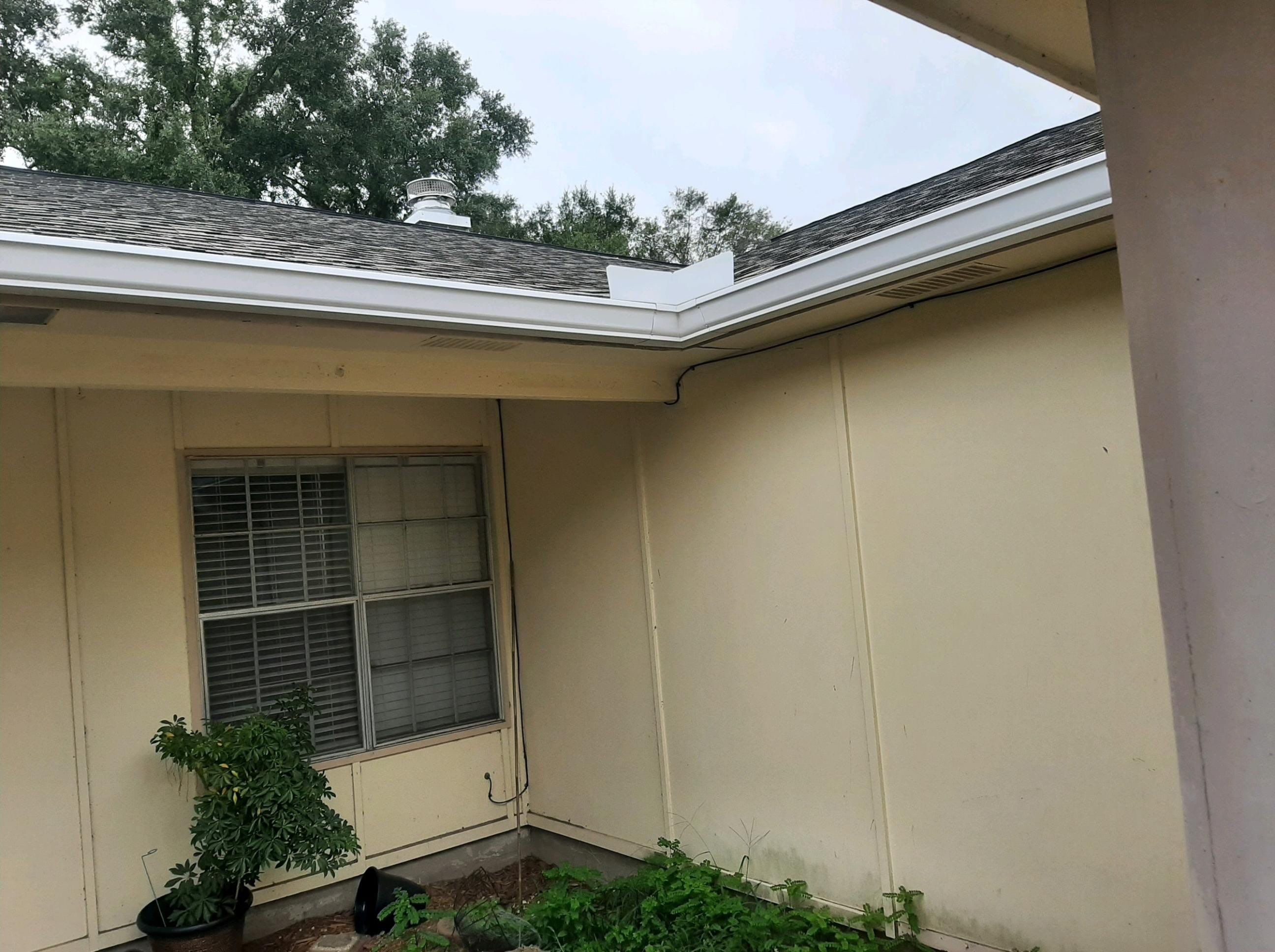 Gutter Installation using K-Style Seamless Gutters by Gutter Professors