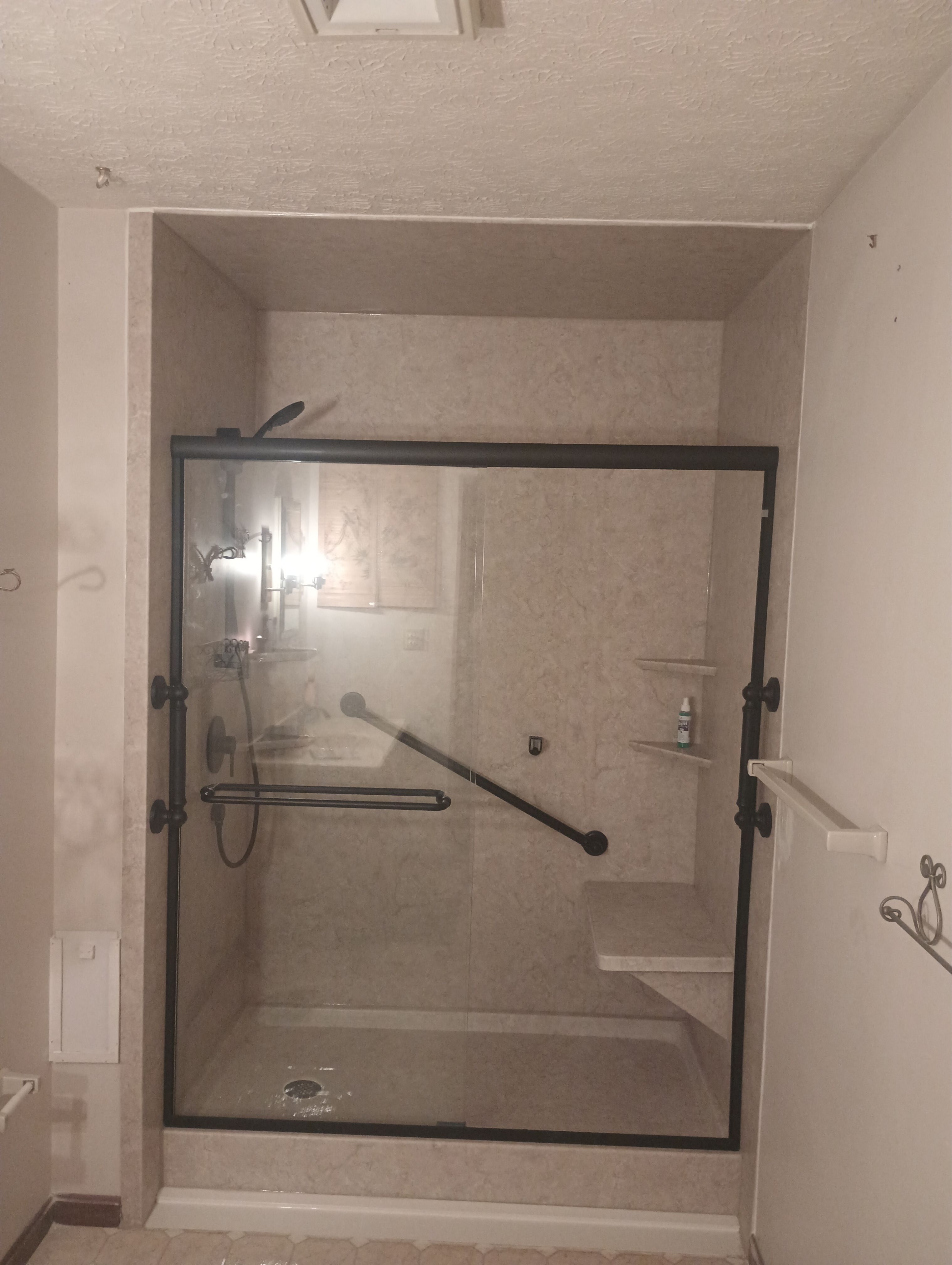 Tub to Shower Conversion using BCI Acrylic Shower System by Secure Construction Company Inc